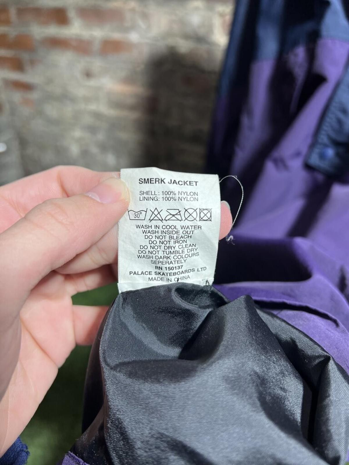Palace Palace Smerk Jacket Navy/Purple Sz. XXL Size US XXL / EU 58 / 5 - 4 Thumbnail