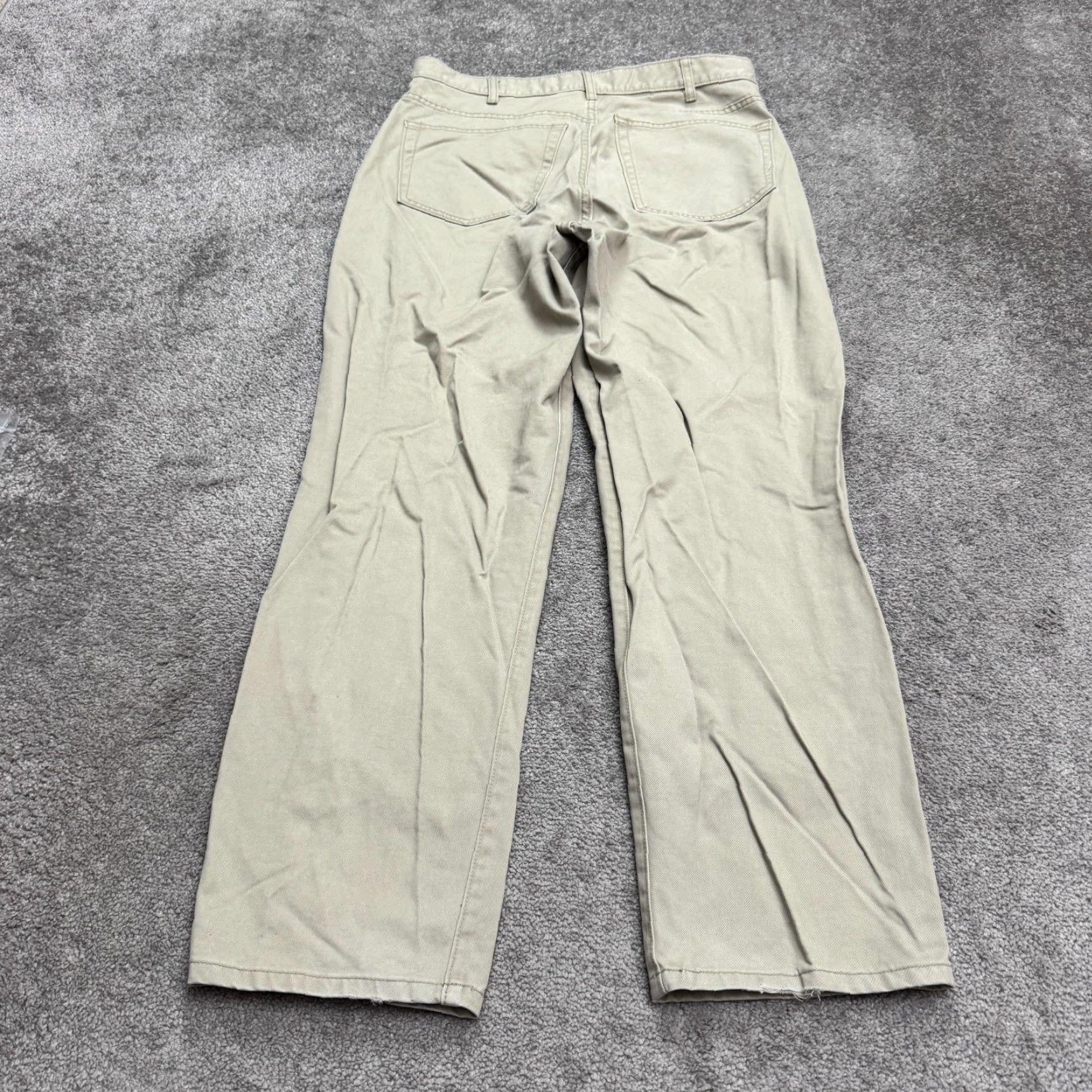 Gap VINTAGE Gap Blue Jeans Pants Men 34x30 Khaki Straight Cotton Casual Classic 90s Size US 34 / EU 50 - 2 Thumbnail