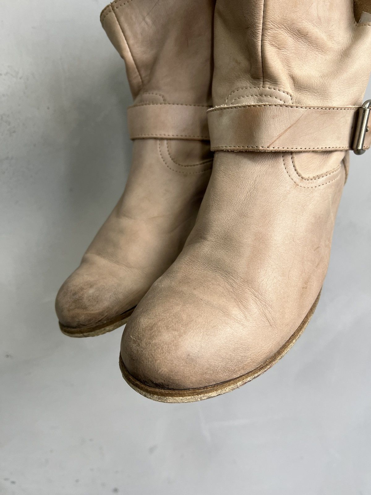 Guidi Guidi style lewther ankle belted leather boots avant garde Size US 8 / EU 41 - 3 Thumbnail