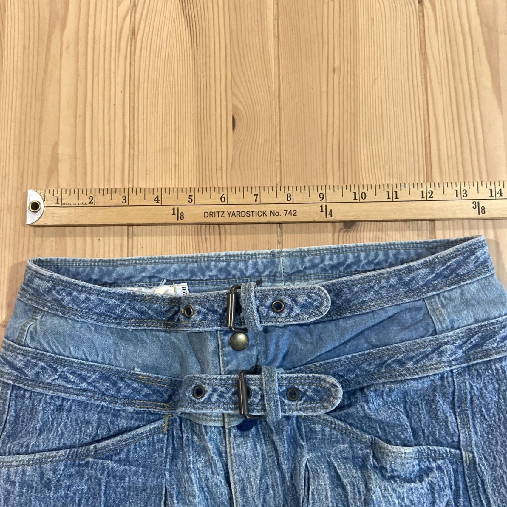 Vintage VINTAGE FREEGO Jeans Shirt? Size 28" / US 6 / IT 42 - 4 Thumbnail