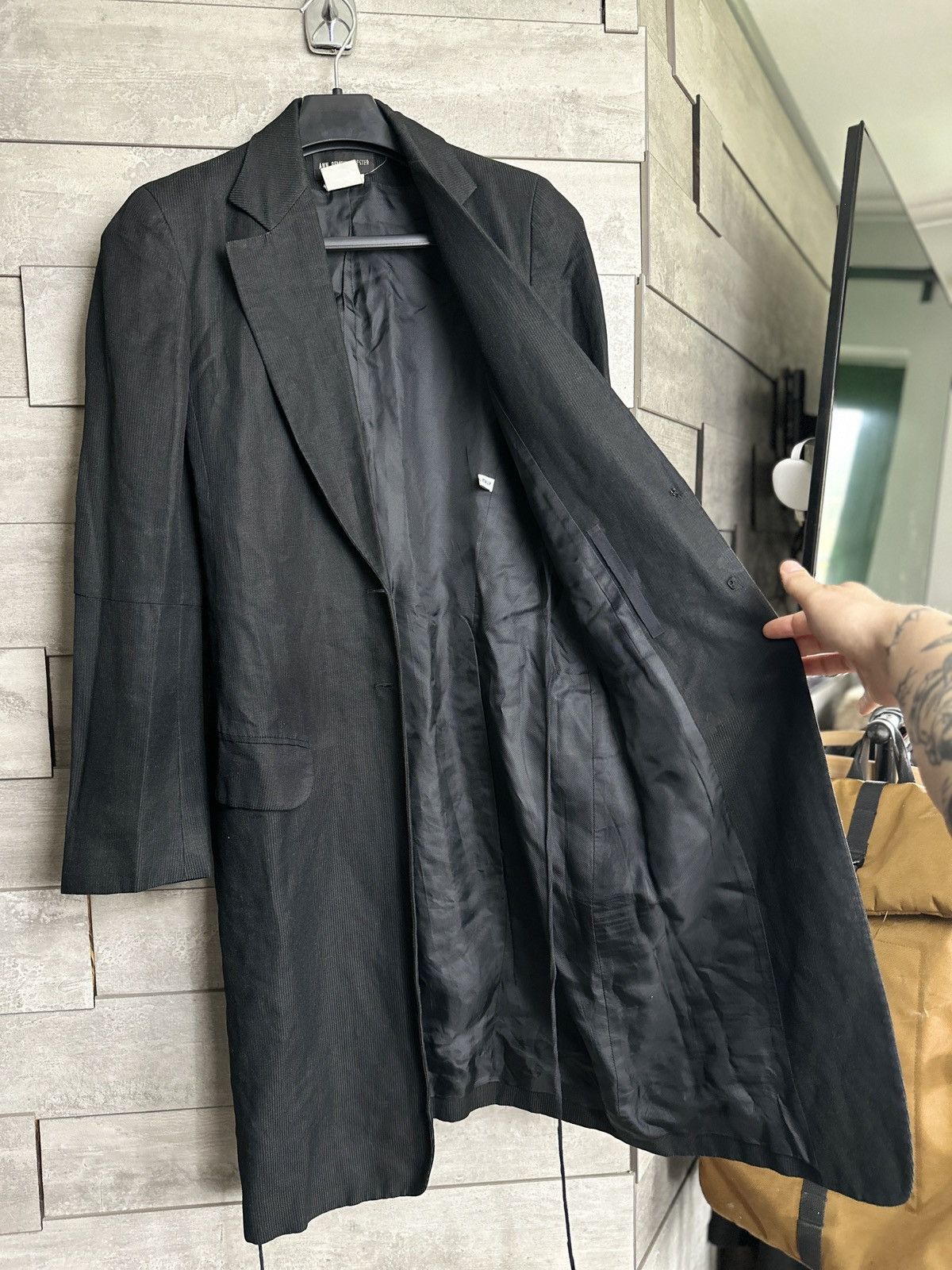 Ann Demeulemeester Vintage Rare Ann Demeulemester Coat Archive Avantgarde Size XS / US 0-2 / IT 36-38 - 3 Thumbnail