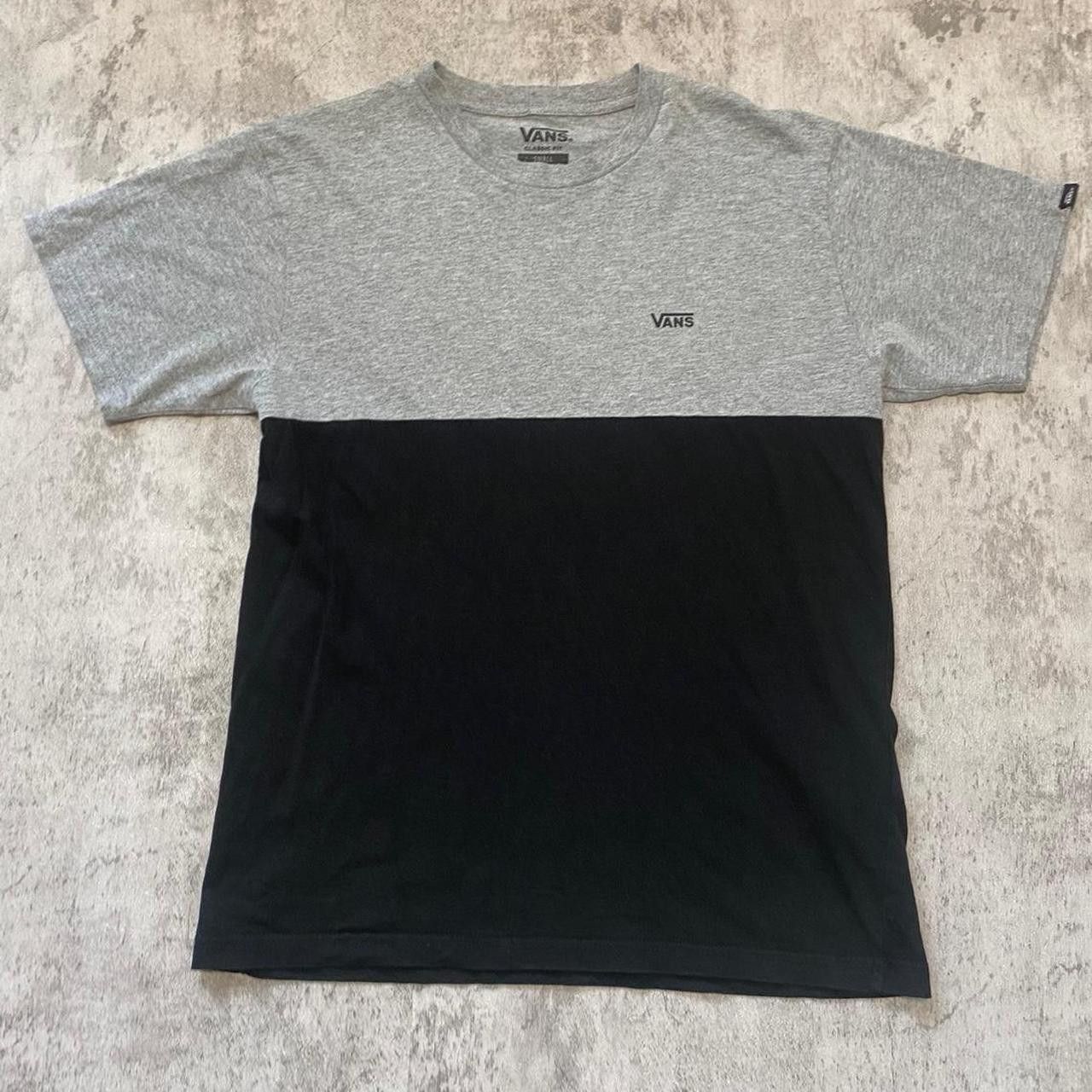 Vans Grey and black Vans cotton t-shirt #skater Size US S / EU 44-46 / 1 - 1 Thumbnail