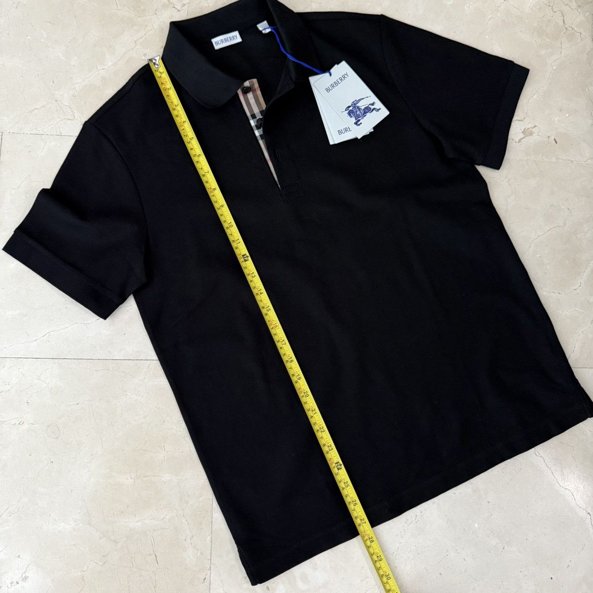 Burberry €440 NWT Burberry Hartford Men’s Polo Shirt Size L Black Size US L / EU 52-54 / 3 - 11 Thumbnail