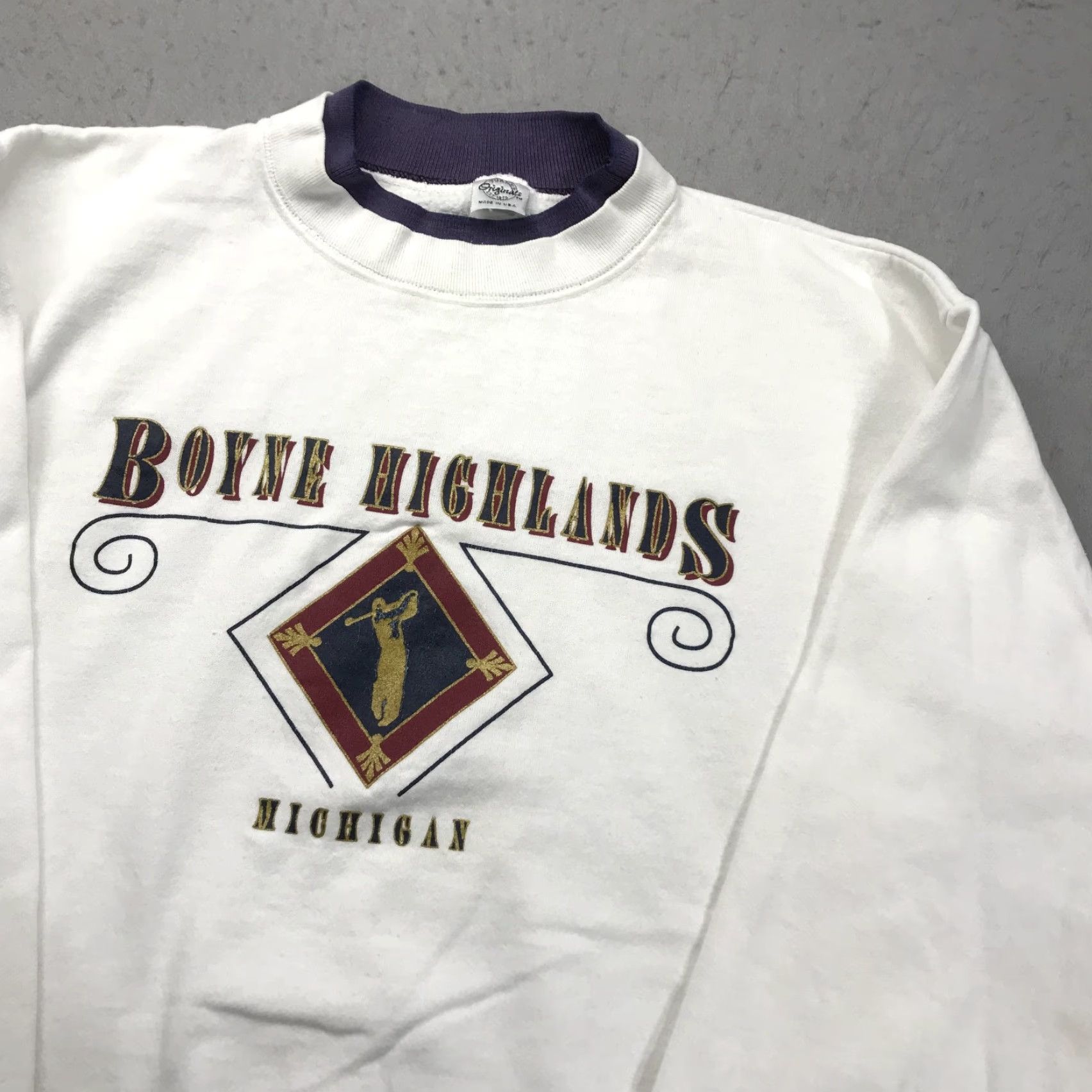 Vintage VINTAGE Turner Originals Golf Sweatshirt Mens Large White 90s Fleece USA Golf Mens L White 90s Size US L / EU 52-54 / 3 - 3 Thumbnail