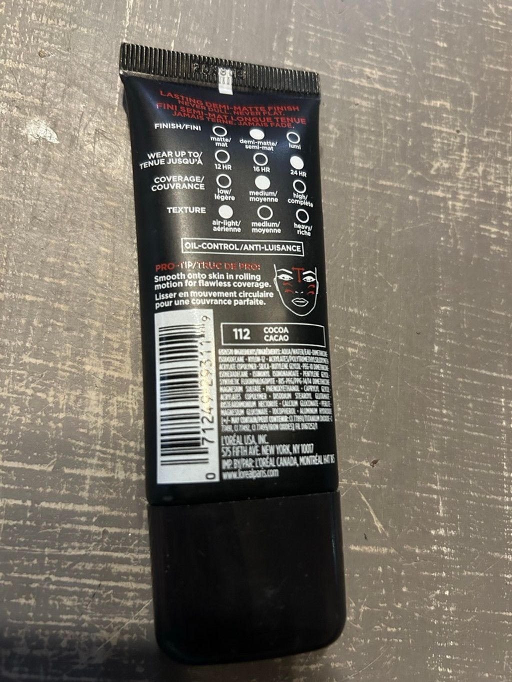Loreak Mendian Women's L'Oréal Infallible Pro-Matte Foundation Brown Black Size ONE SIZE - 2 Thumbnail