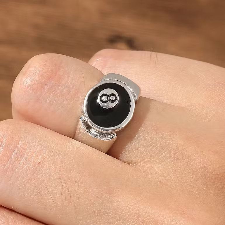 Vintage Number 8 Pool Billiard Ball Rings | Grailed