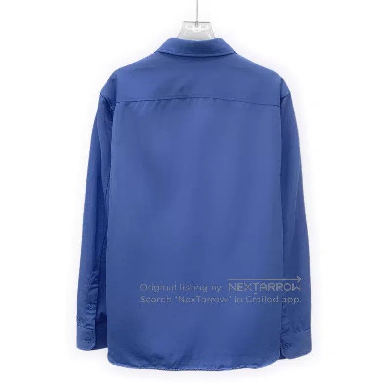 Loewe Loewe Dark Blue Wool Notched Collar Single-Breasted Long S Size XS / US 0-2 / IT 36-38 - 2 Thumbnail