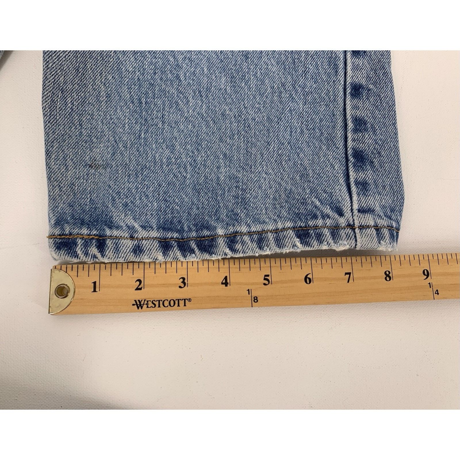 Levi's VTG Levi's 505 36x30" Blue Jeans Y2K MADE IN USA Distressed Size US 36 / EU 52 - 16 Thumbnail