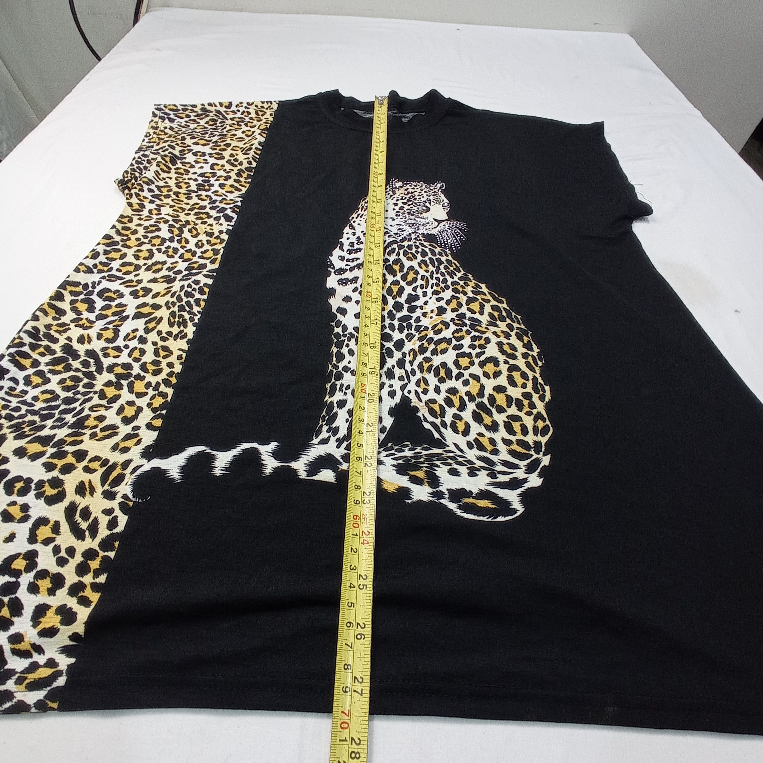 Habitat 🔥Rare🔥 Leopard SleeveLess Shirt Size US L / EU 52-54 / 3 - 16 Thumbnail