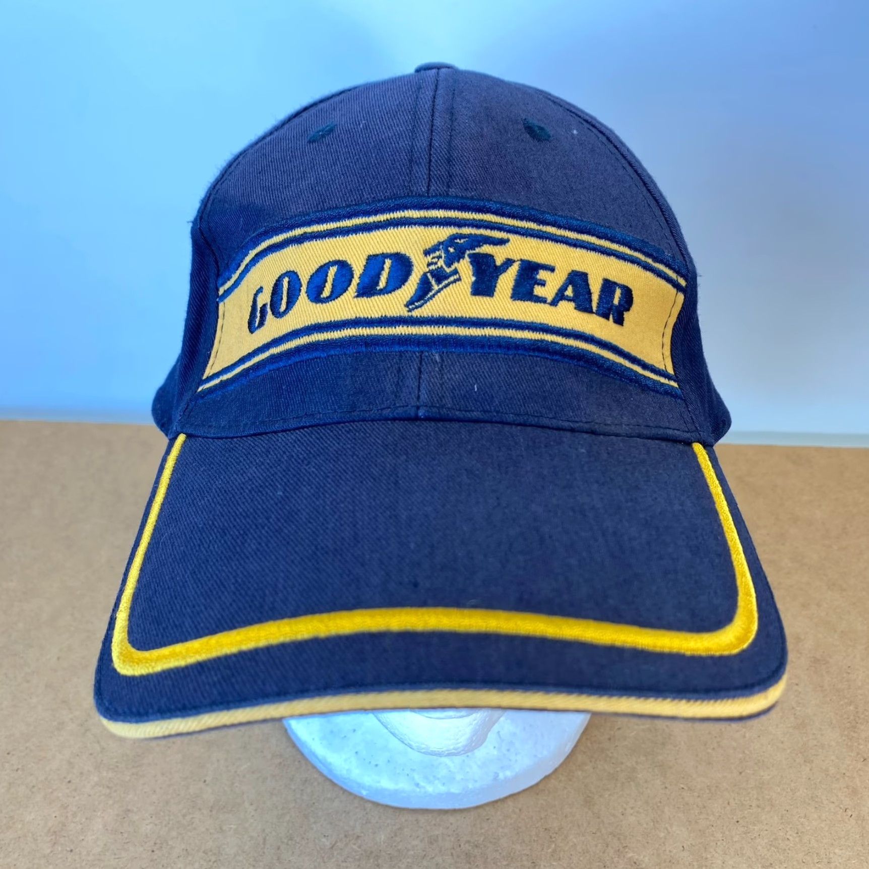 Vintage VINTAGE Goodyear Hat Titan-PME Strapback Dad Blue Cotton Unisex Adults One Size - FAST SHIP Size ONE SIZE - 3 Thumbnail