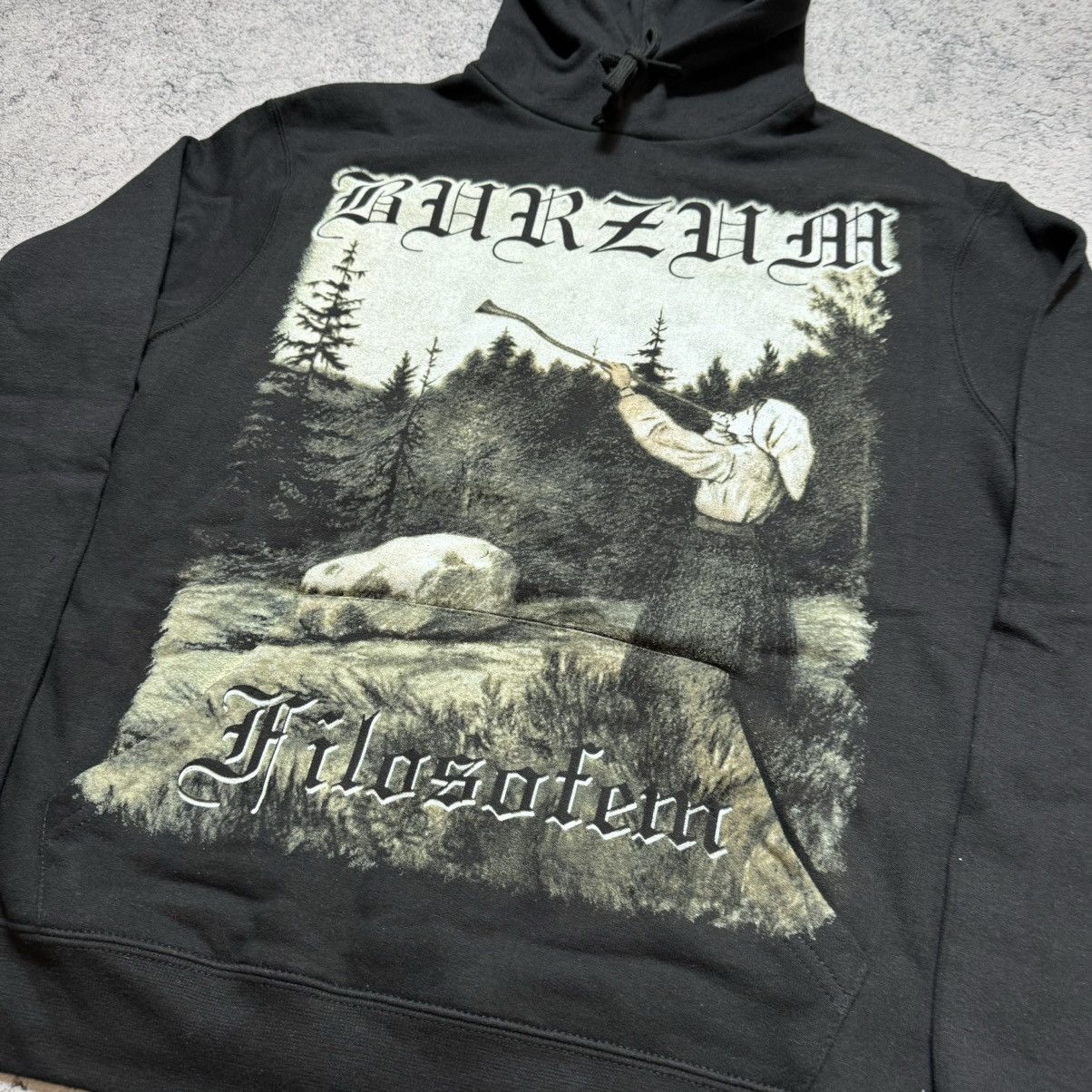 Band Tees Burzum Hoodie Size US M / EU 48-50 / 2 - 3 Thumbnail