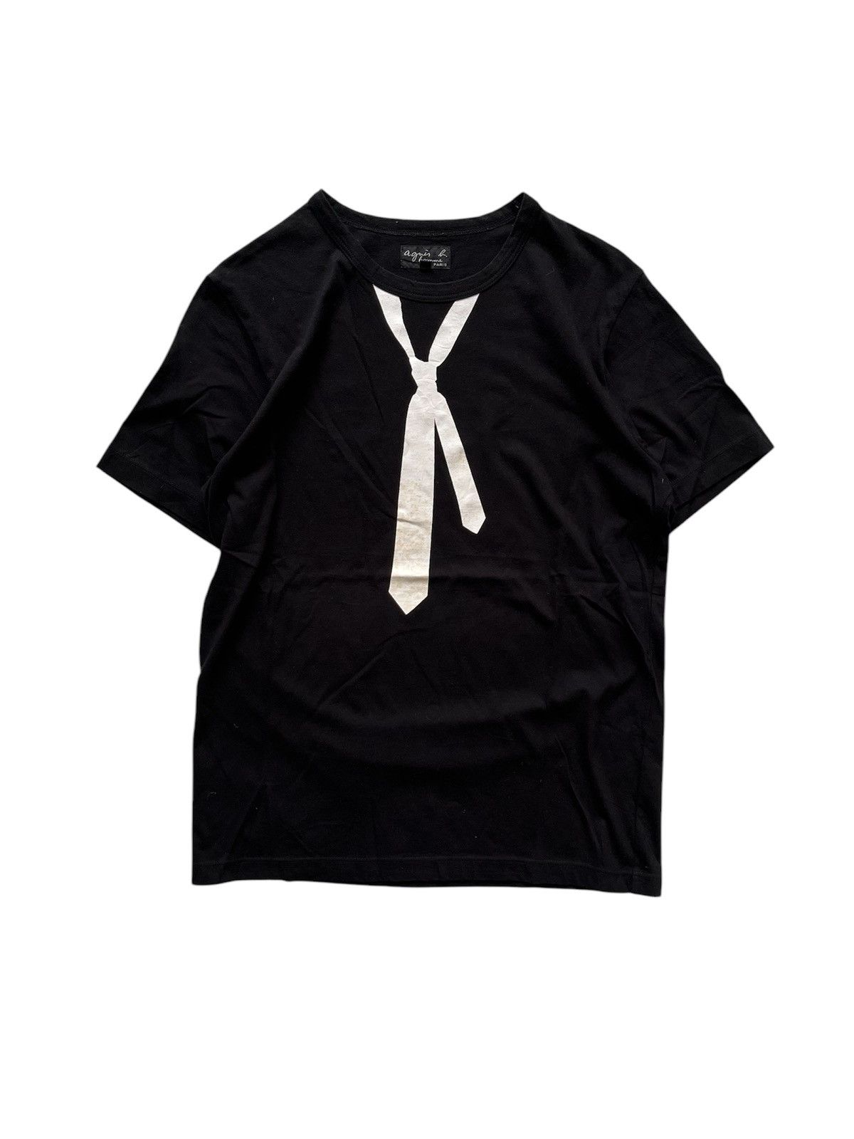 agnes b. 💥LASTDROP💥2000s Agnes B Homme Tshirt Design Tie Size US M / EU 48-50 / 2 - 1 Thumbnail