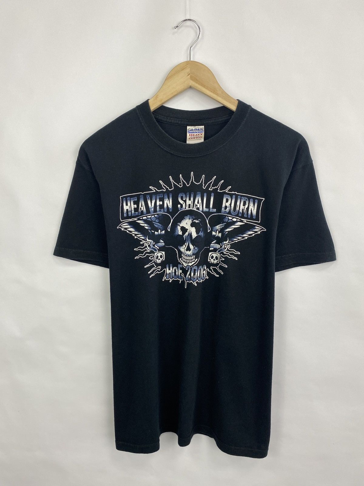 Gildan Vintage 2006 Heaven Shall Burn T-shirt rare retro hype Y2K Size US M / EU 48-50 / 2 - 3 Thumbnail