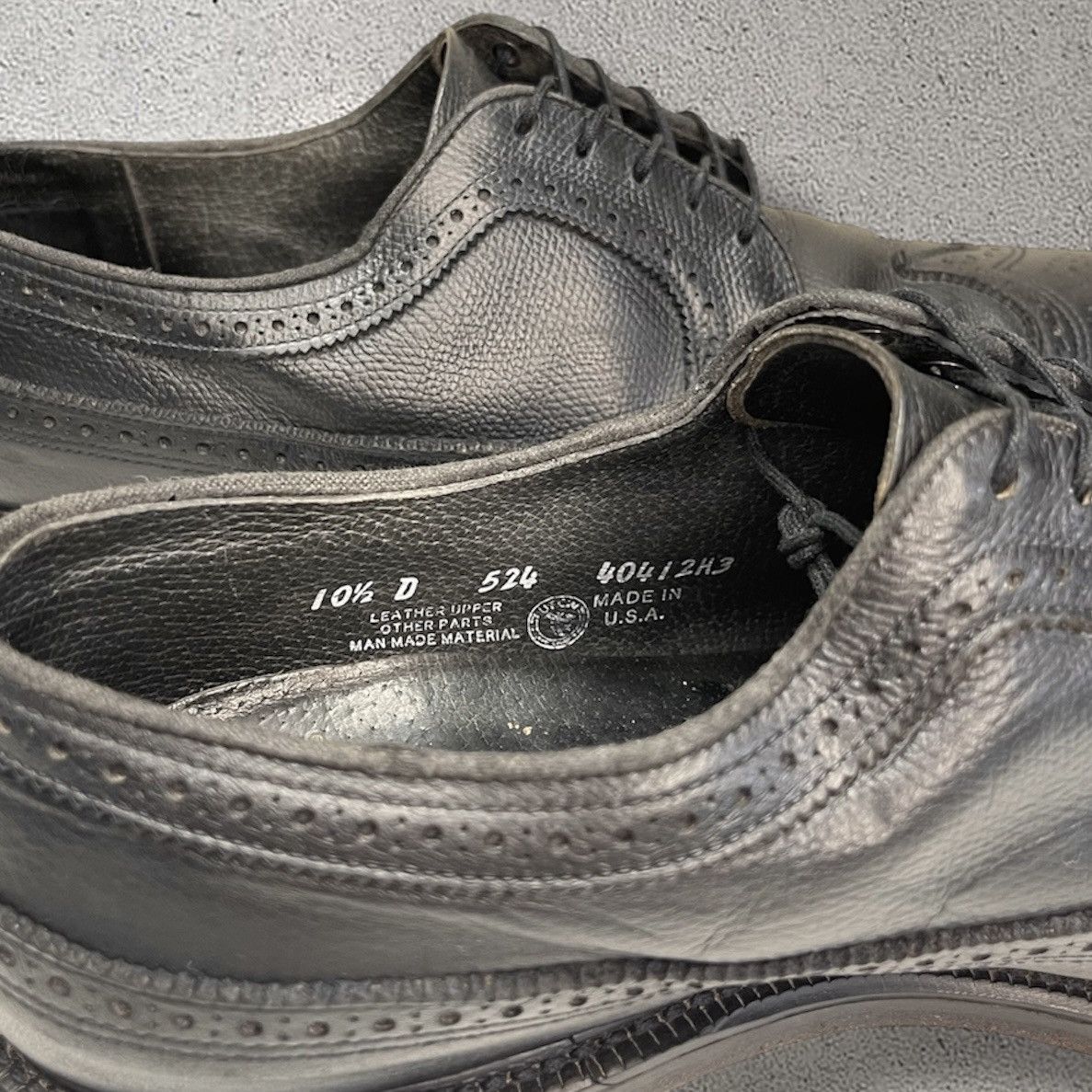 Vitaly Design Vintage EXECUTIVE IMPERIALS Leather Oxford Dress Vibram Shoe Size US 10.5 / EU 43-44 - 9 Thumbnail