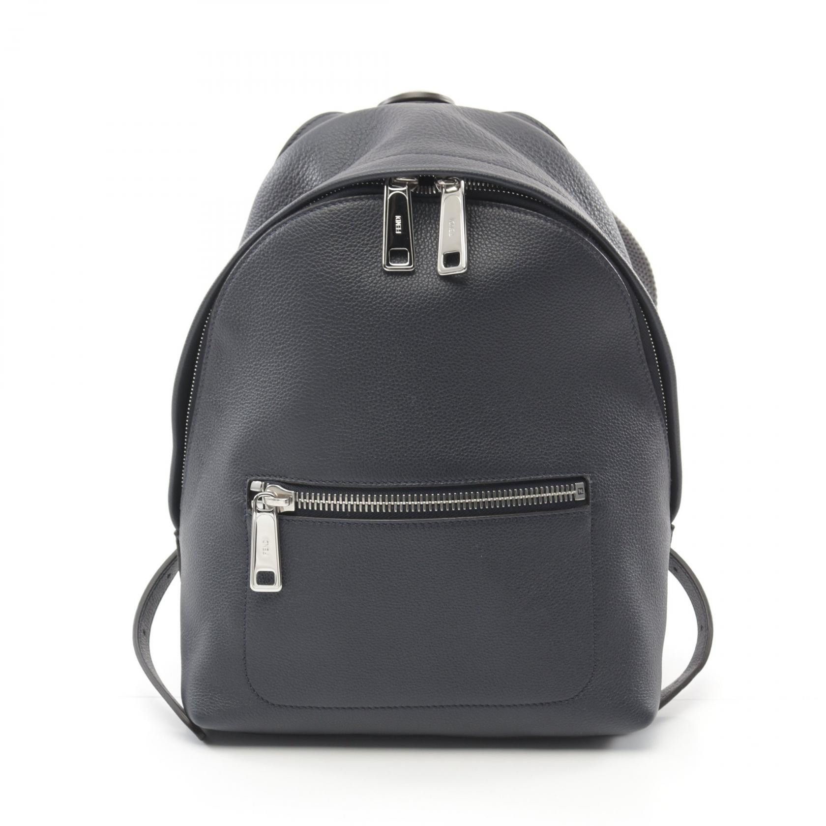 Fendi Fendi Fendi Kiodo Leather Backpack Leather Backpack 7VZ077 Size ONE SIZE - 1 Thumbnail