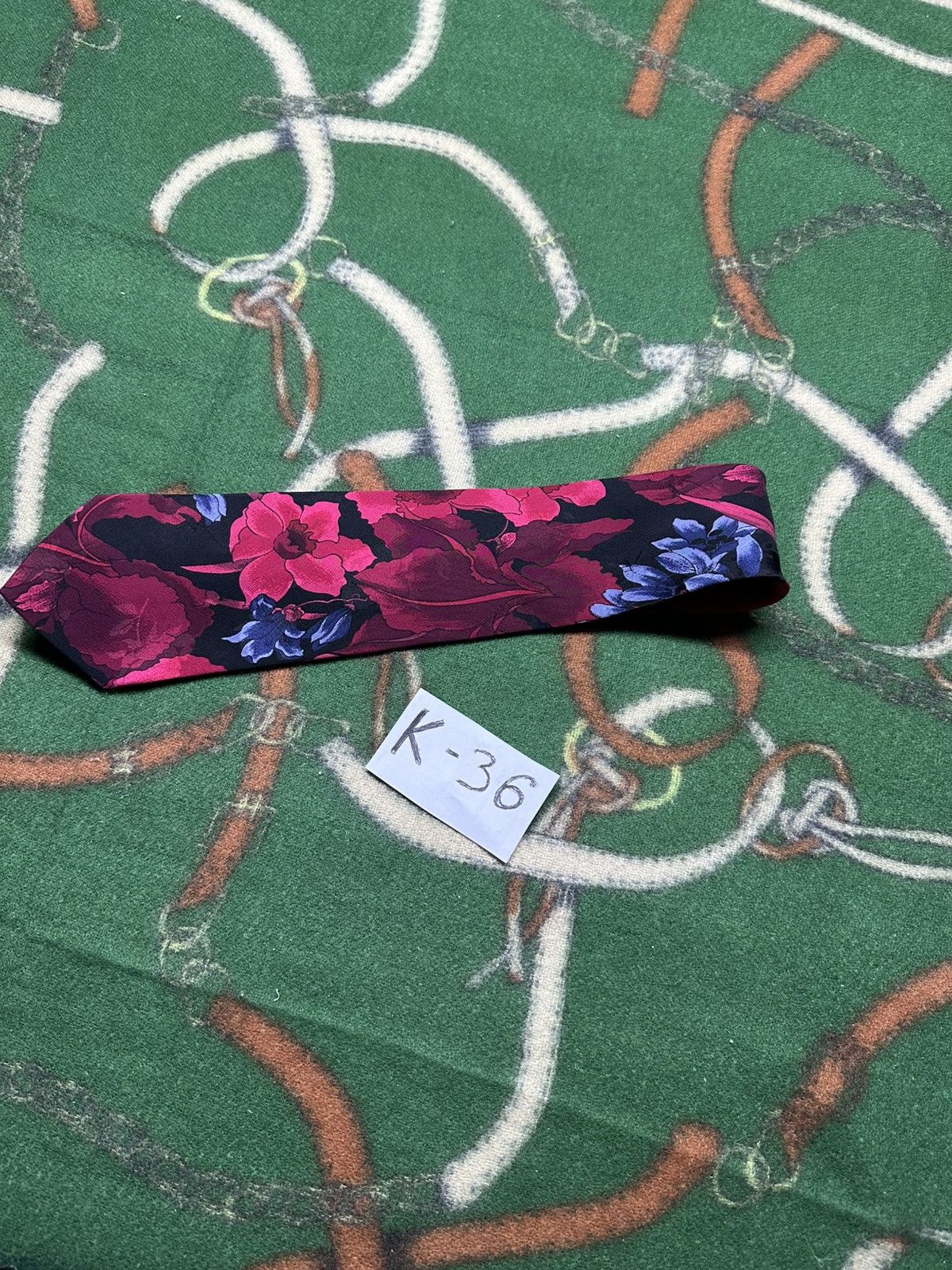 Brioni Brioni Pure Silk Floral Tie Size ONE SIZE - 7 Thumbnail