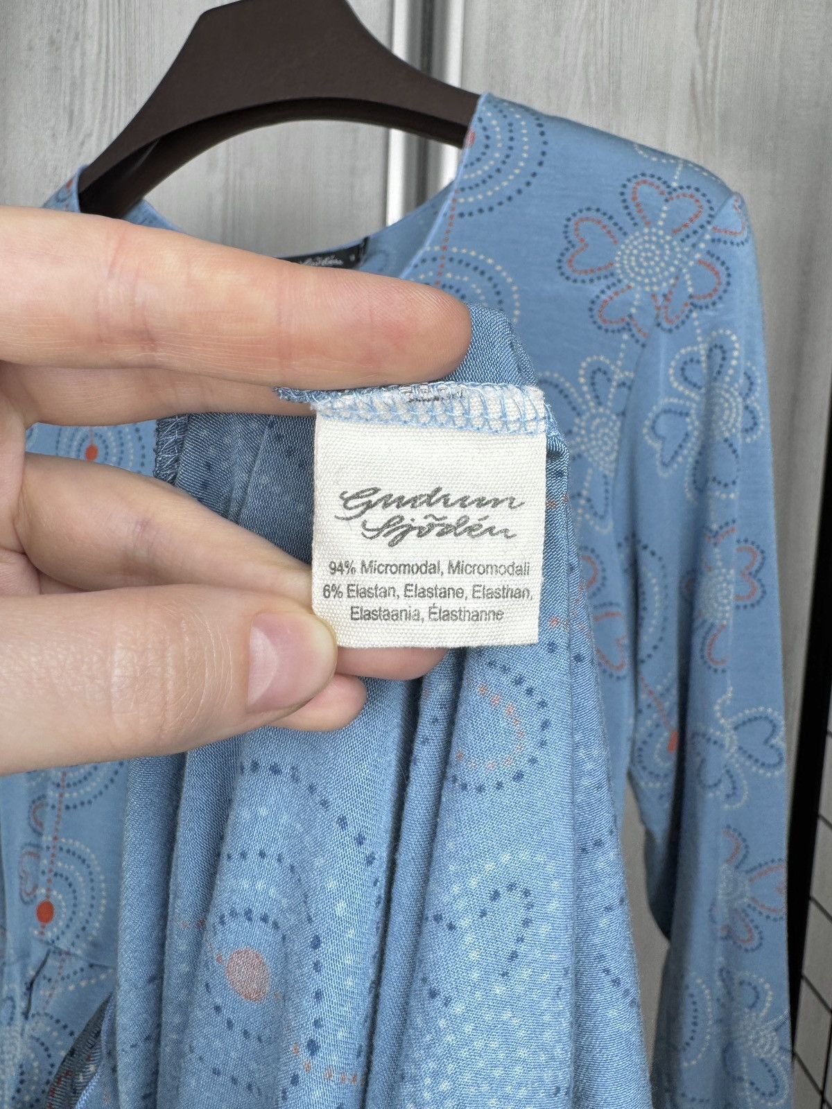 Gudrun Sjoden Gudrun Sjoden long-sleeved micromodal jersey blue dress M Size M / US 6-8 / IT 42-44 - 9 Thumbnail