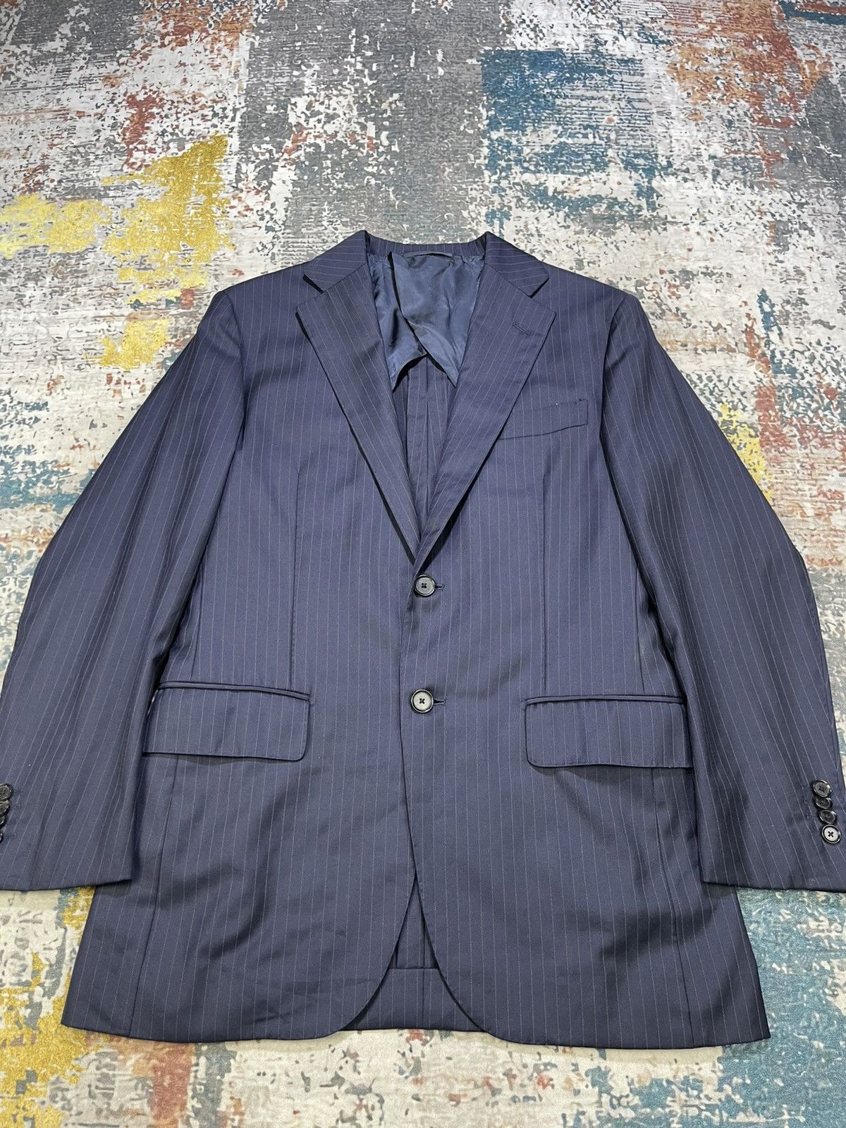 Loro Piana SHIPS x Loro Piana Pinstripes Double Slit Blazers Size US S / EU 44-46 / 1 - 2 Thumbnail