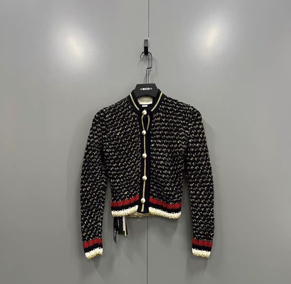 Gucci Gucci Striped Single-breasted Knit Cardigan J41 Size XS / US 0-2 / IT 36-38 - 1 Thumbnail