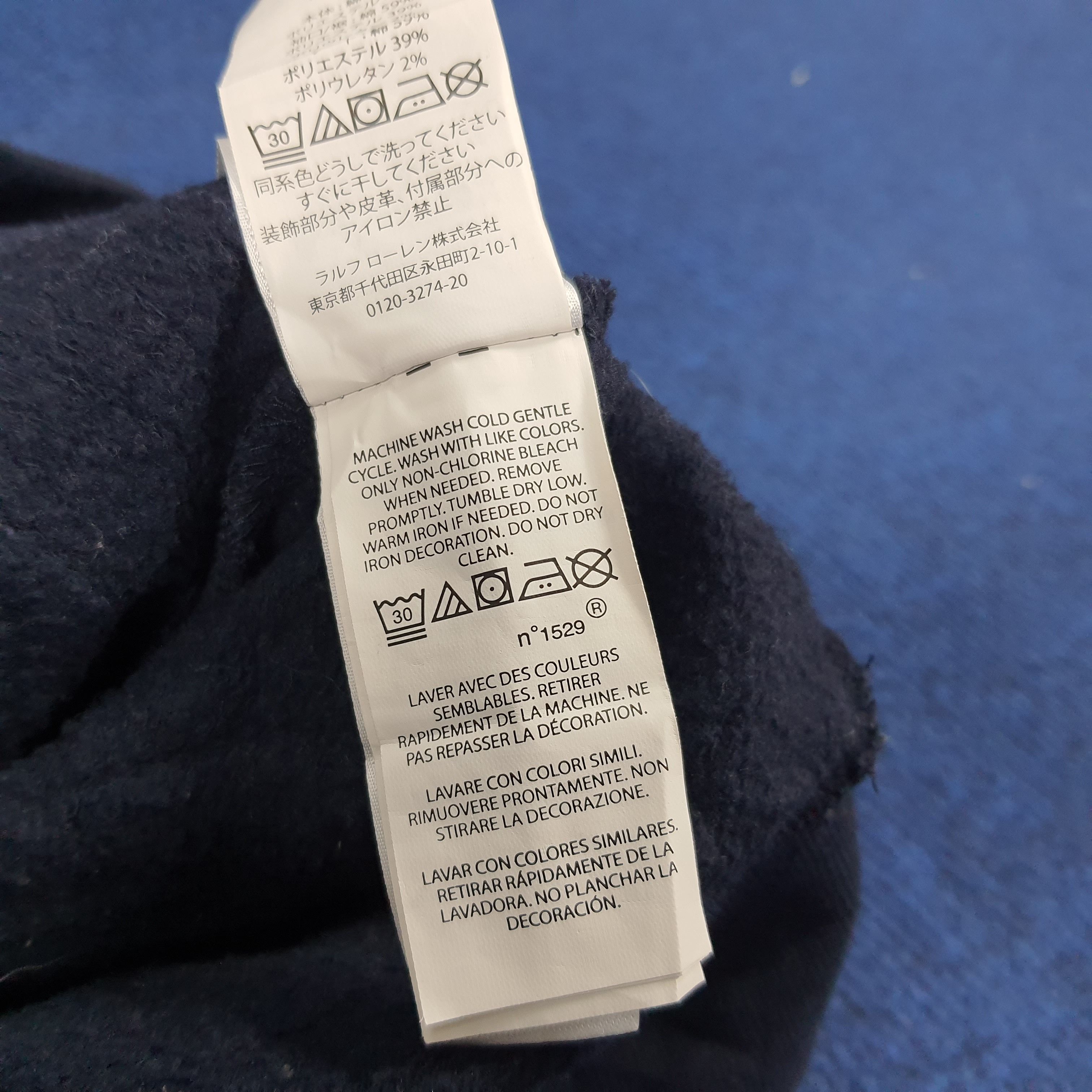 Polo Ralph Lauren × Vintage Vintage POLO Bear by Ralph Lauren Sweatshirts Size US XXL / EU 58 / 5 - 7 Thumbnail
