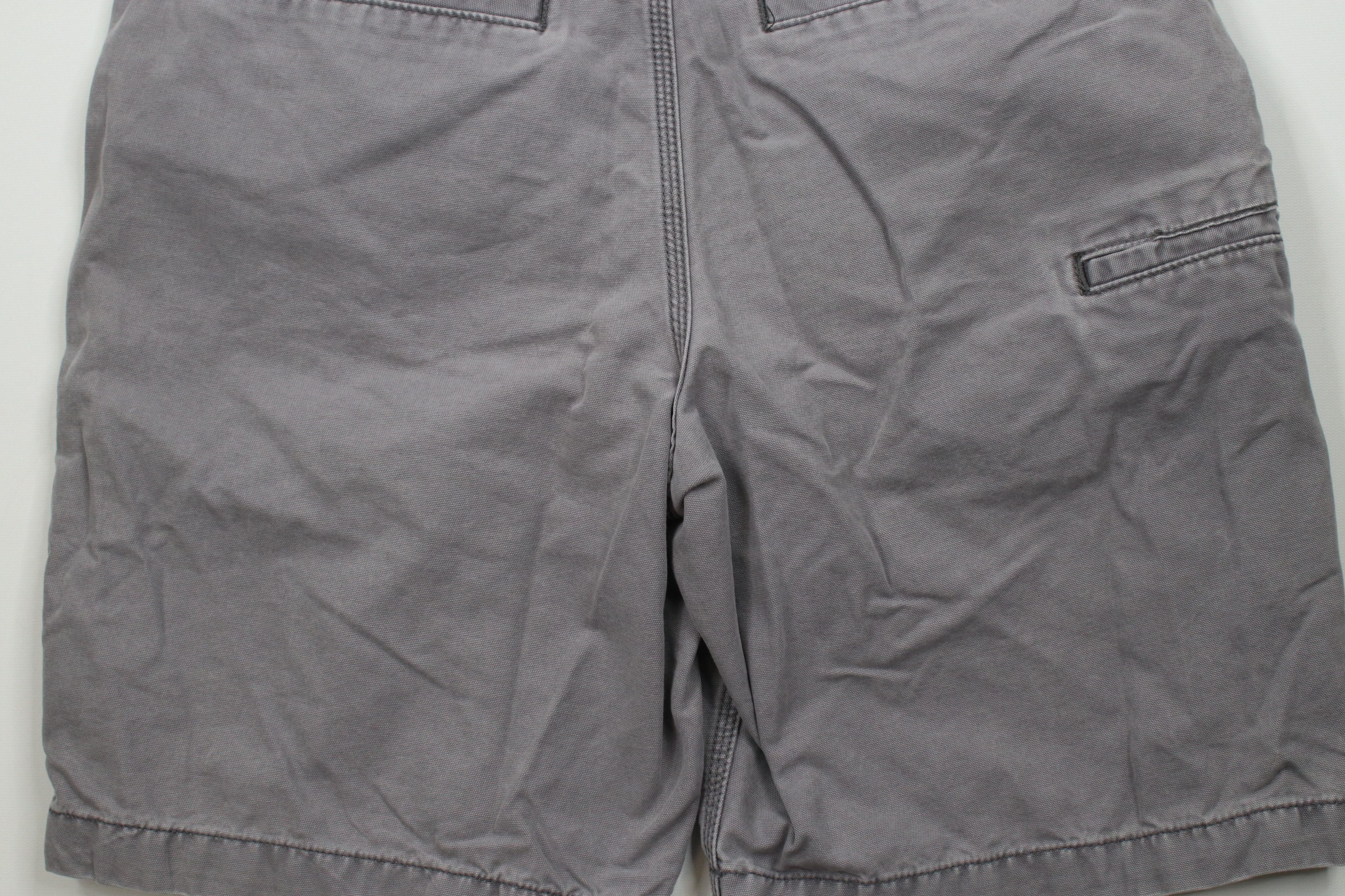 Carhartt × Vintage Vintage Carhartt Canvas Relaxed Fit Dungaree Shorts Gray Size US 34 / EU 50 - 11 Thumbnail