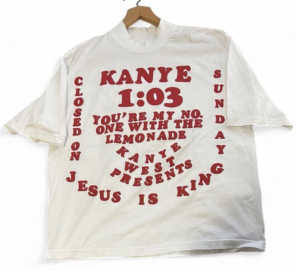 Kanye West Sunday Service Jesus Is King Shirt Size Large