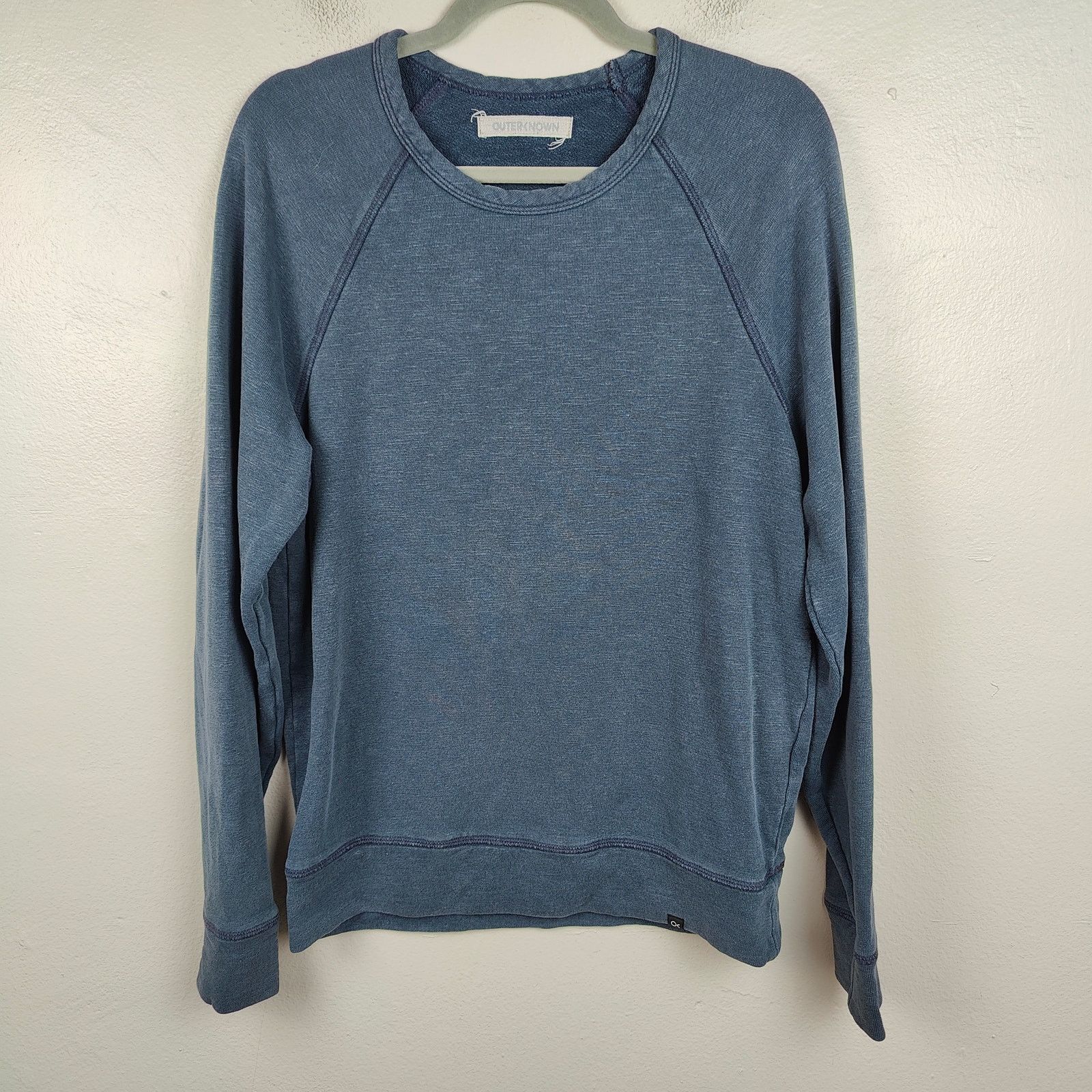 Outerknown Outerknown Sur Sweatshirt Mens Small Admiral Blue Organic Size US S / EU 44-46 / 1 - 1 Thumbnail
