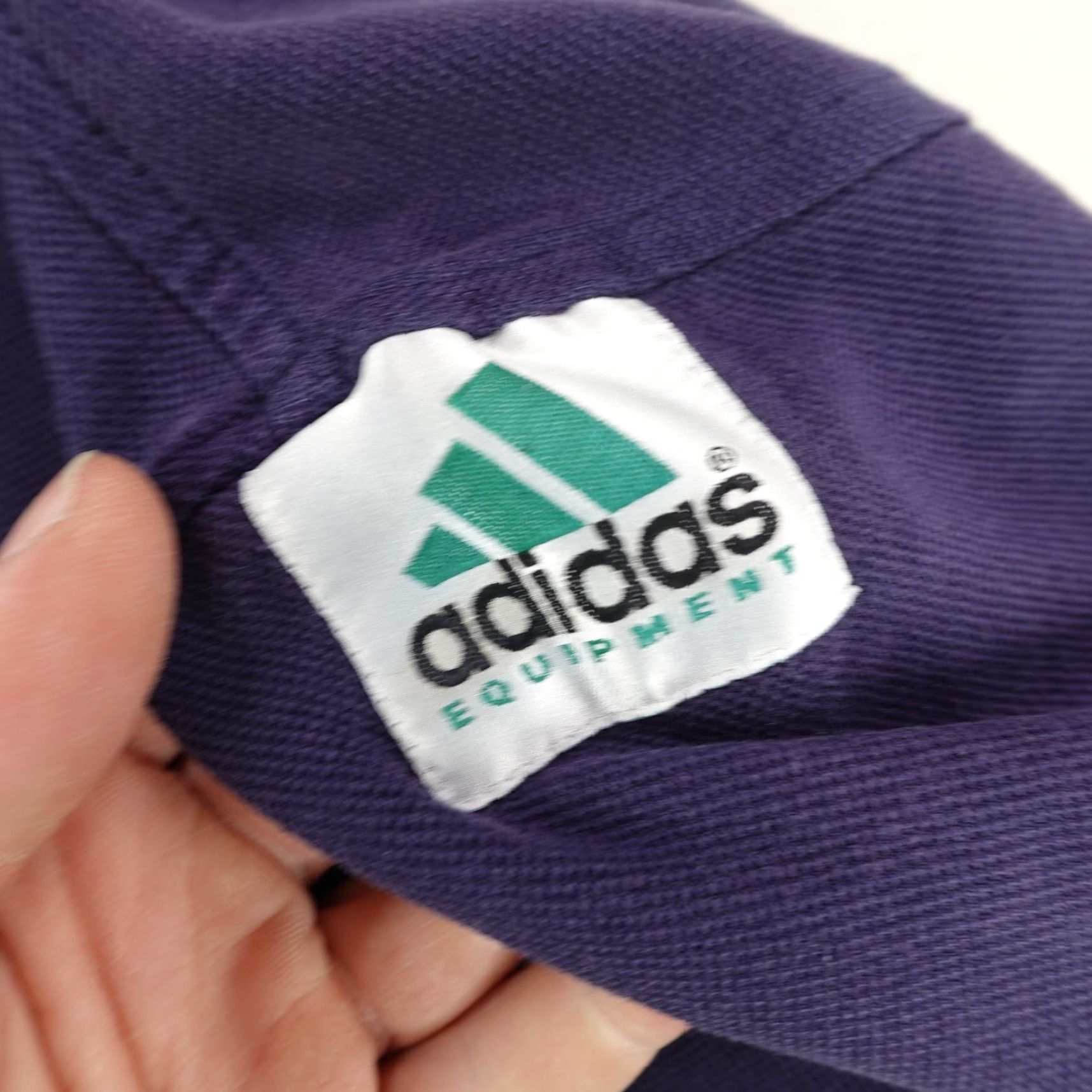 Adidas VINTAGE Adidas Equipment Polo Shirt Mens Large Blue 90s Golf Pique Cotton Size US L / EU 52-54 / 3 - 4 Thumbnail