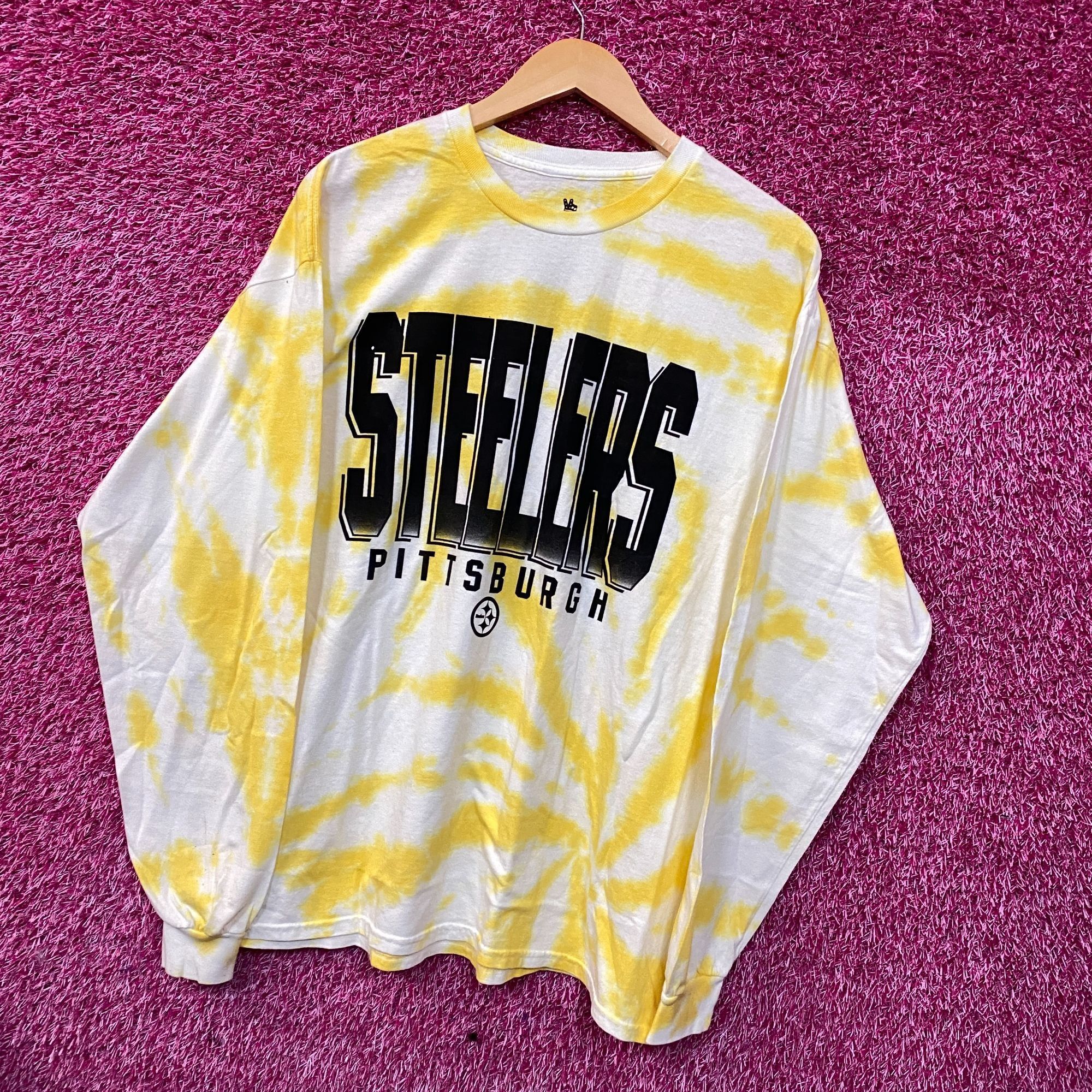 Junk Food NFL Franchise AFC North Pittsburgh Steelers Tie-Dye Long Sle Size US L / EU 52-54 / 3 - 3 Thumbnail