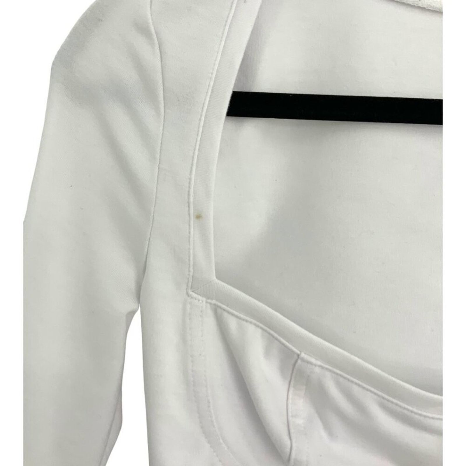 Other Open Edit White Bustier Long Sleeve Top Small NWOT $45 MSRP Size S / US 4 / IT 40 - 7 Thumbnail