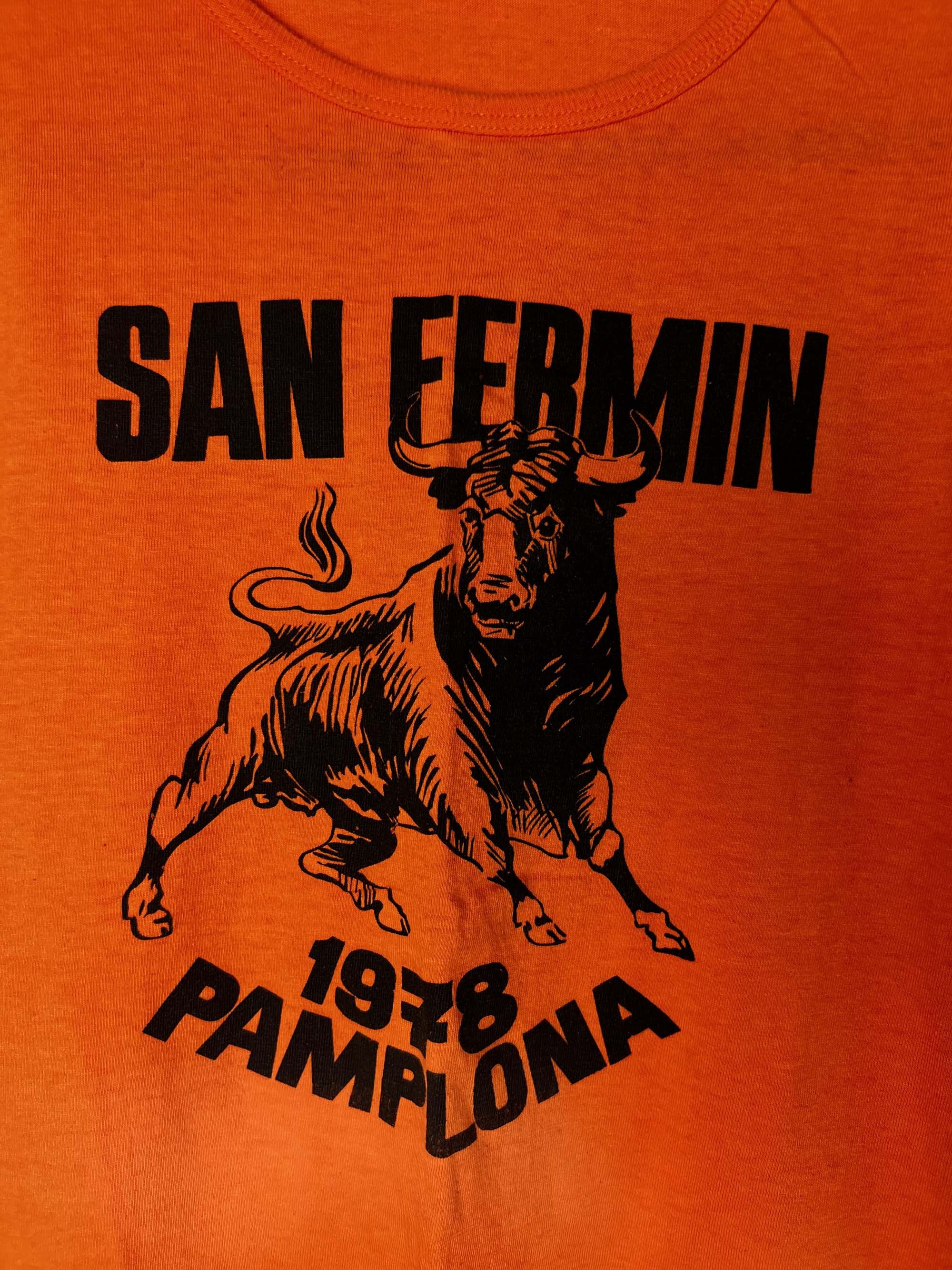 Vintage 1978 San Fermín Running of the Bulls Fest in Pamplona, Spain Size US S / EU 44-46 / 1 - 3 Thumbnail