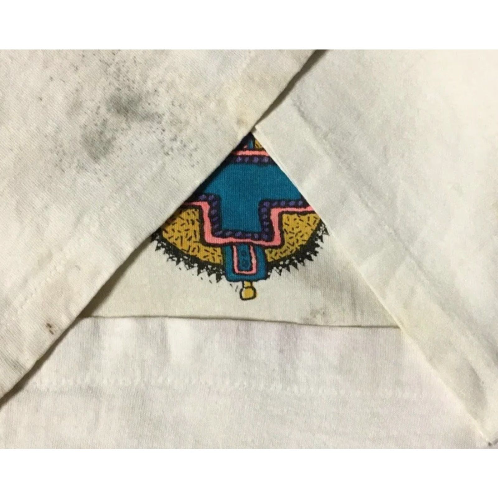 Vintage Vtg 90s True Aussie Surf Faded Distress All Over Print Shirt M White Mens Short Sleeve Shirt Street Grunge Surf USA 90s Hats? Size US M / EU 48-50 / 2 - 4 Thumbnail