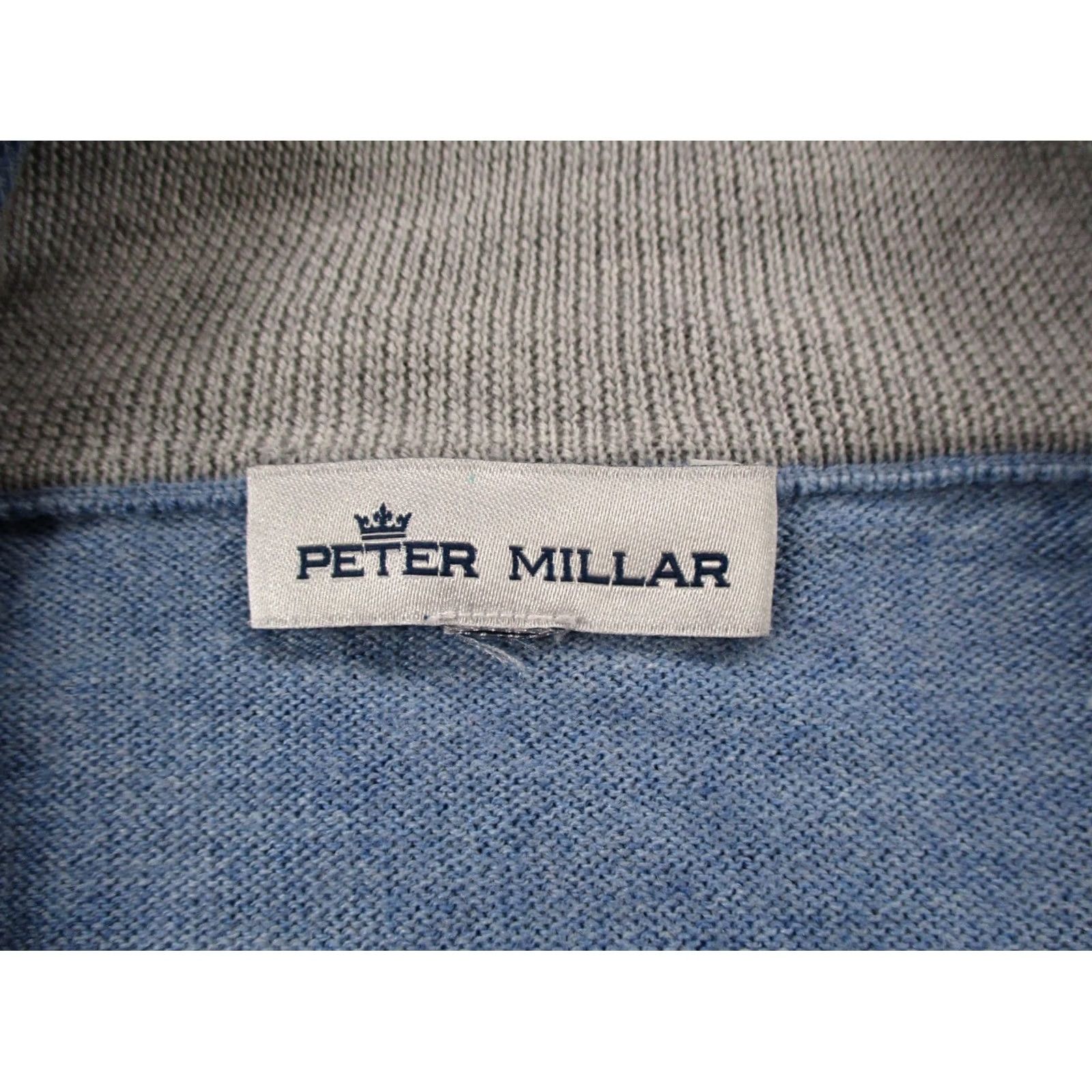 Peter Millar Peter Millar Sweater Mens M Blue Merino Wool Pullover Golf Preppy Stretch Casual Shirt Size US M / EU 48-50 / 2 - 6 Thumbnail
