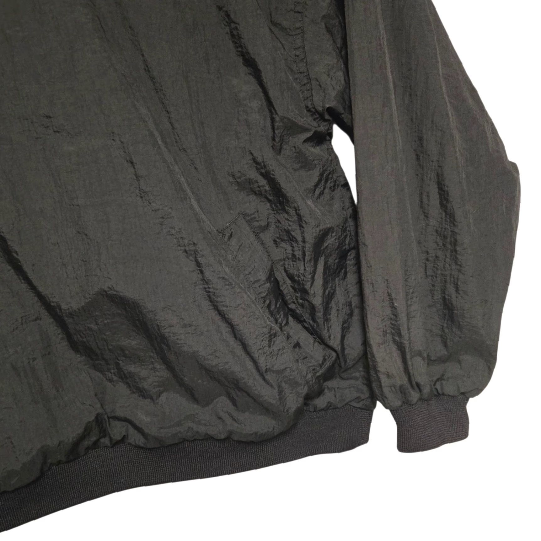 Spalding VINTAGE Spalding Windbreaker Jacket Mens Large Black 1990s Size US L / EU 52-54 / 3 - 5 Thumbnail