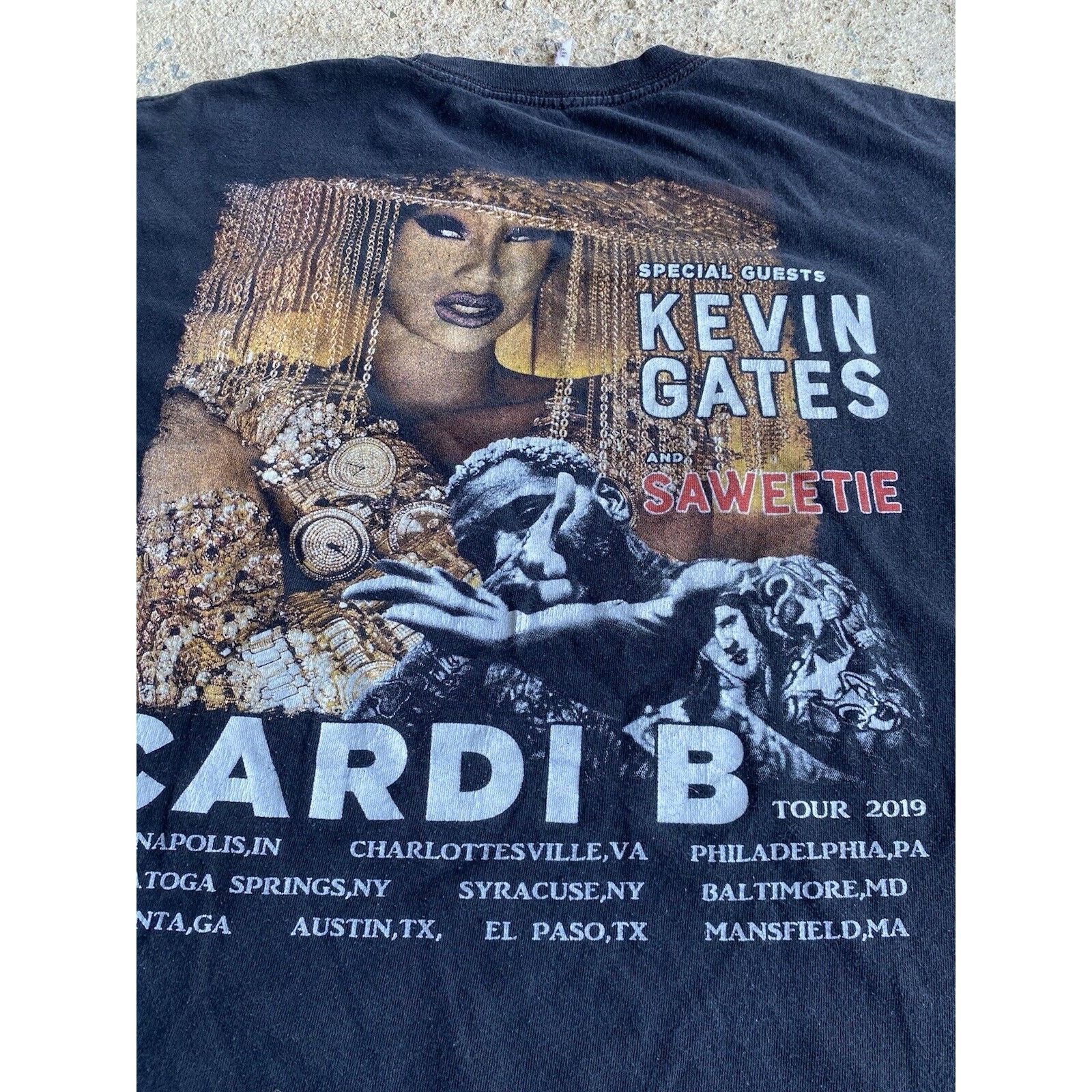 Band Tees Cardi B Kevin Gates Saweetie Double Sided Vintage Shirt Size US M / EU 48-50 / 2 - 5 Thumbnail