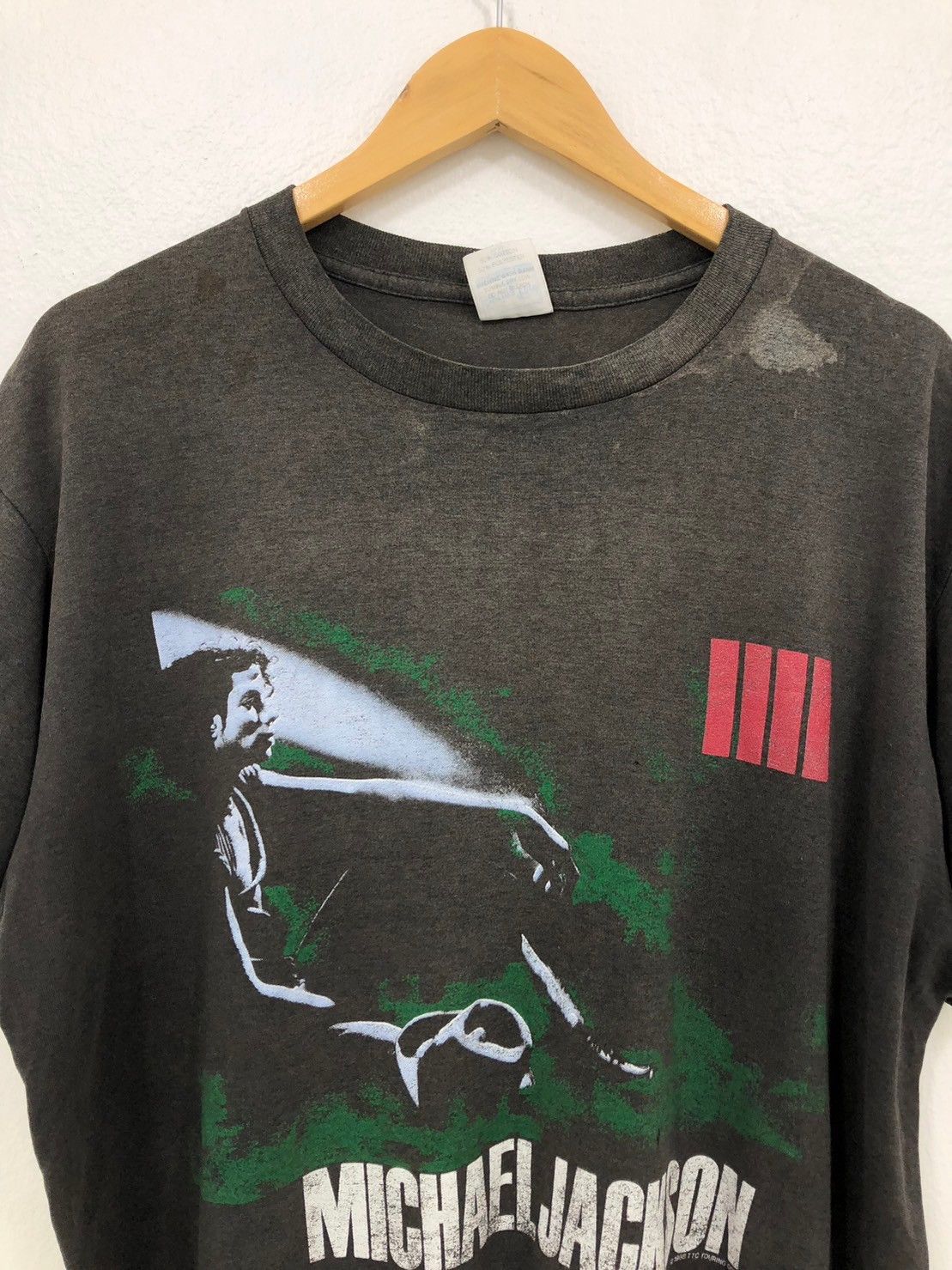 Michael Jackson × Rap Tees × Vintage Vintage 1988's Michael Jackson BAD shirt Spring Ford BN Size XL / US 12-14 / IT 48-50 - 4 Thumbnail