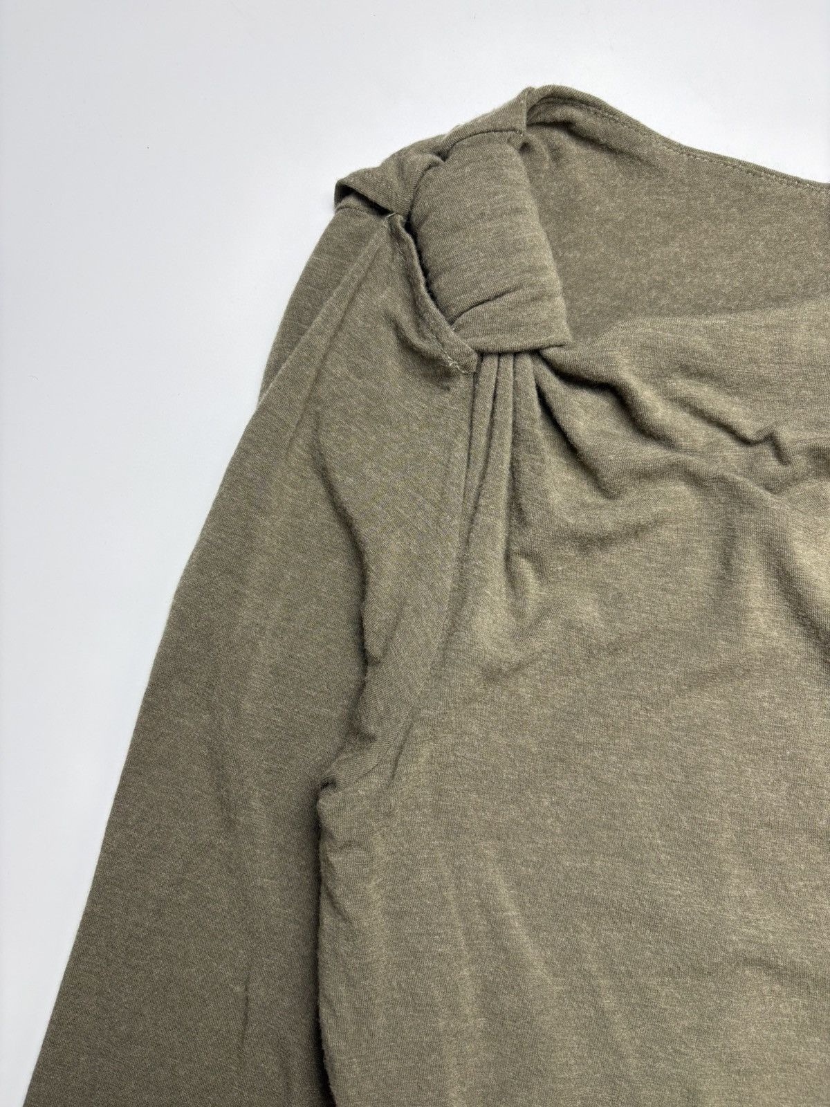 McQ Alexander McQueen Drape Wool Mini Dress Size S / US 4 / IT 40 - 3 Thumbnail