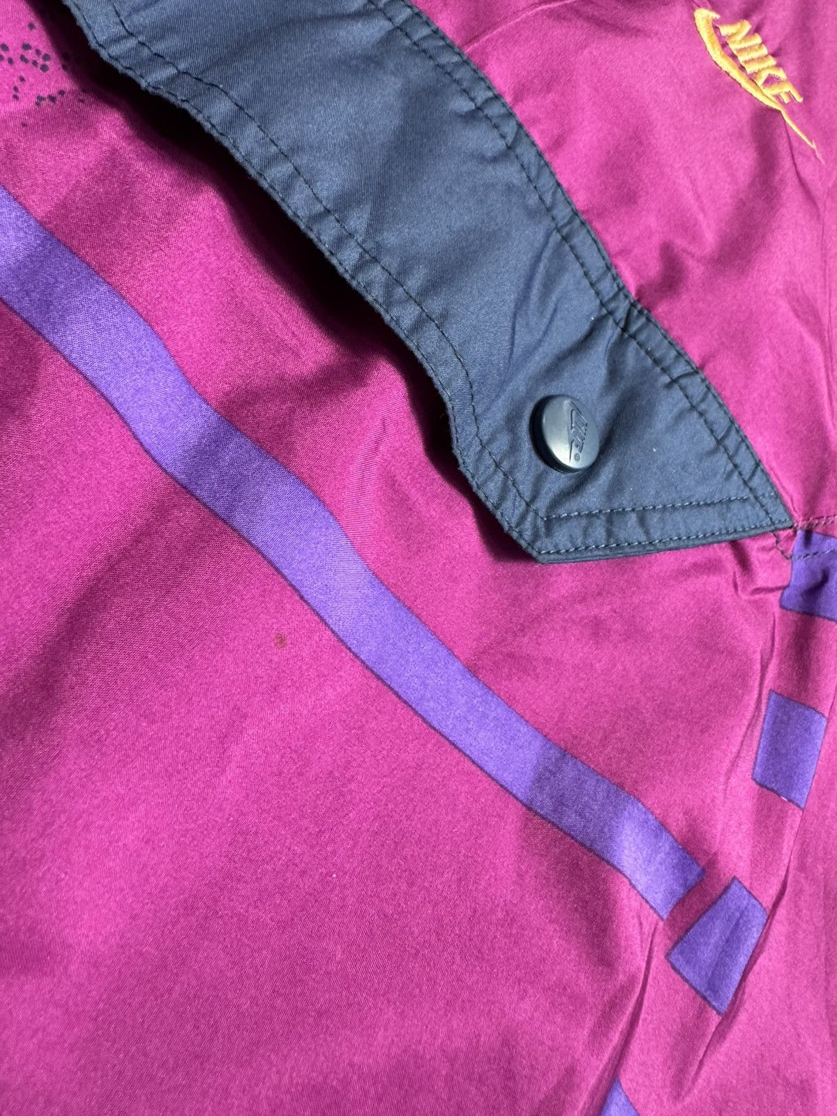 Nike Vintage 80s Nike Nylon Jacket 1/2 Zip Anorak Rare Size US M / EU 48-50 / 2 - 14 Thumbnail