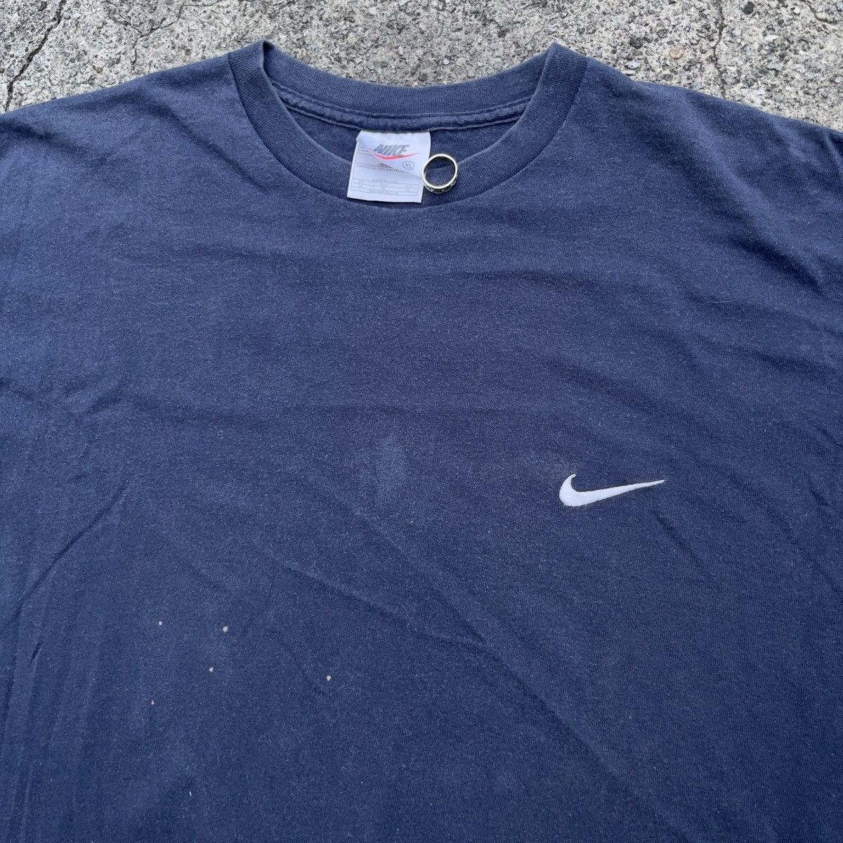 Nike Vintage 90s NIKE Embroidered Swoosh Shirt Size US XL / EU 56 / 4 - 2 Thumbnail