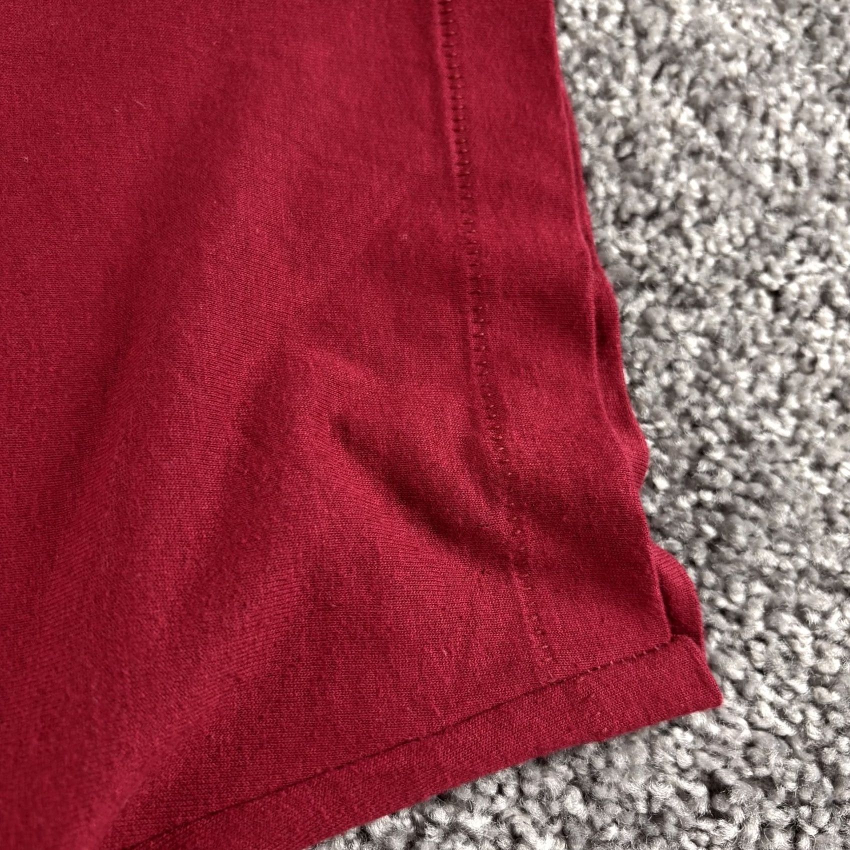Fruit Of The Loom VINTAGE Fruit of the Loom T-Shirt Mens M Maroon Red 1995 55th Annual Sturgis Motorcycle Rally NOS USA Size US M / EU 48-50 / 2 - 5 Thumbnail