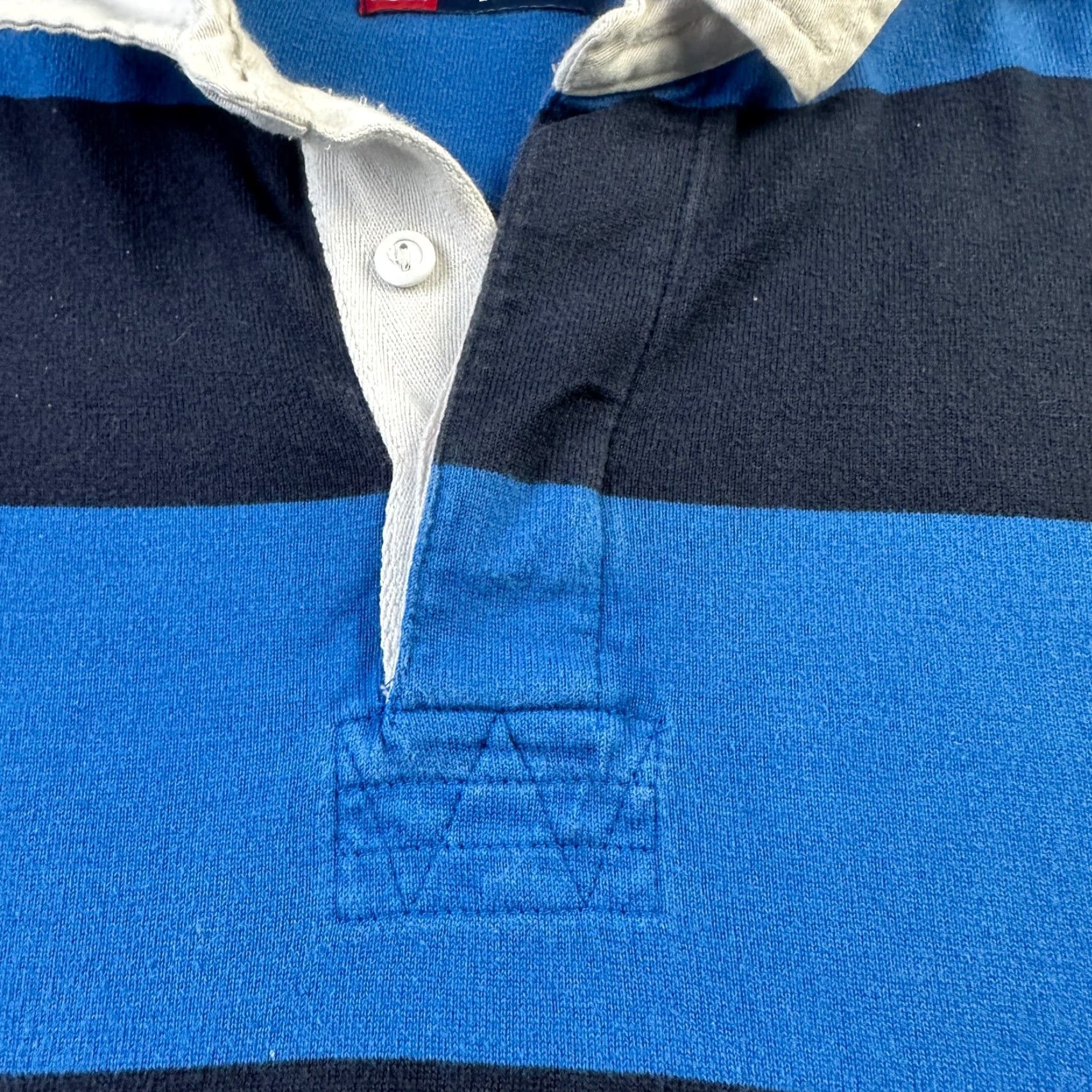 Chaps Chaps Rugby Shirt Mens Large Blue Orange Long Sleeve Polo Preppy Y2K Crest Size US XXL / EU 58 / 5 - 5 Thumbnail