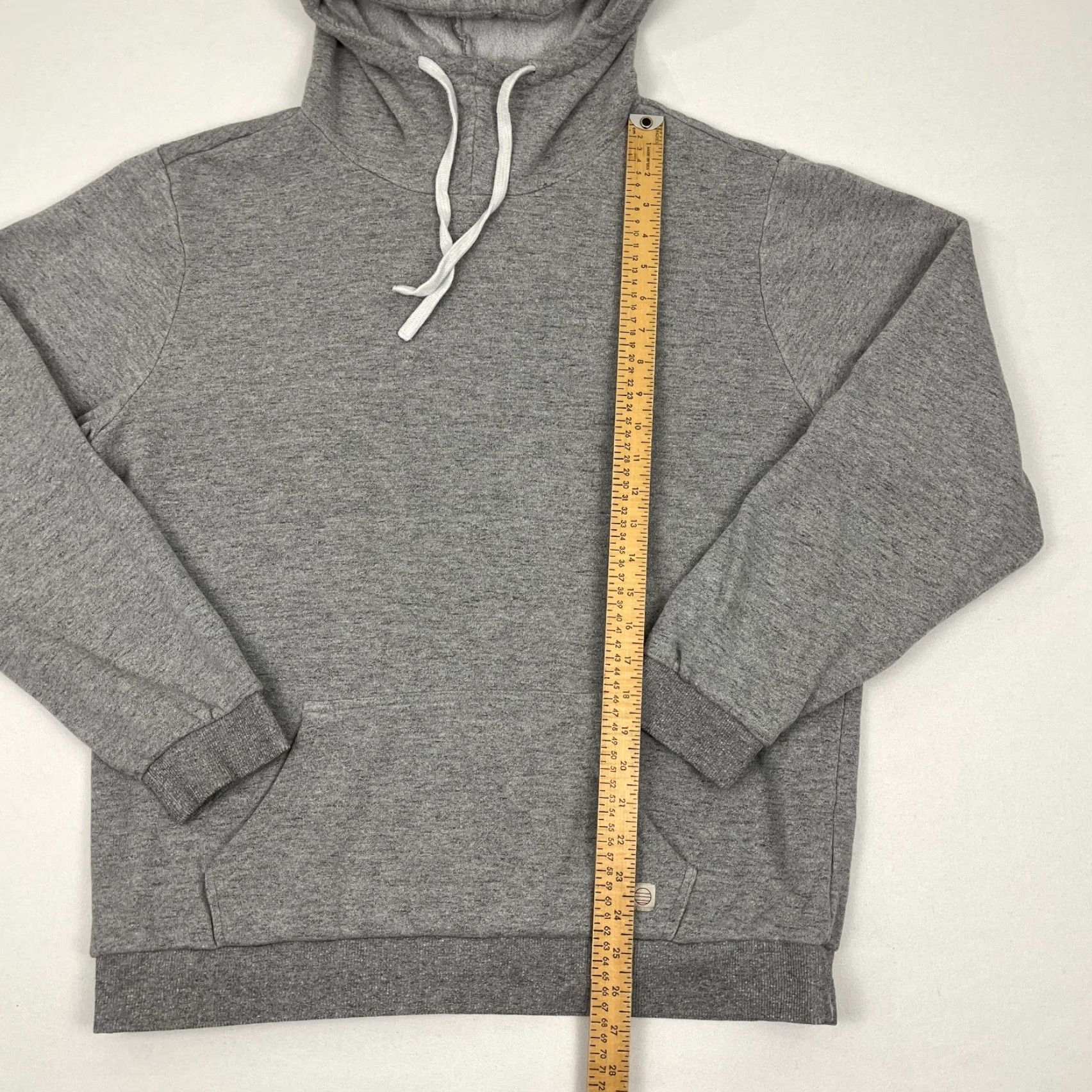 Marine Layer Marine Layer Hoodie Womens XL Gray Fleece Sweatshirt Pullover Casual Hooded Pockets Zipper Embroidered Logo Size XL / US 12-14 / IT 48-50 - 3 Thumbnail