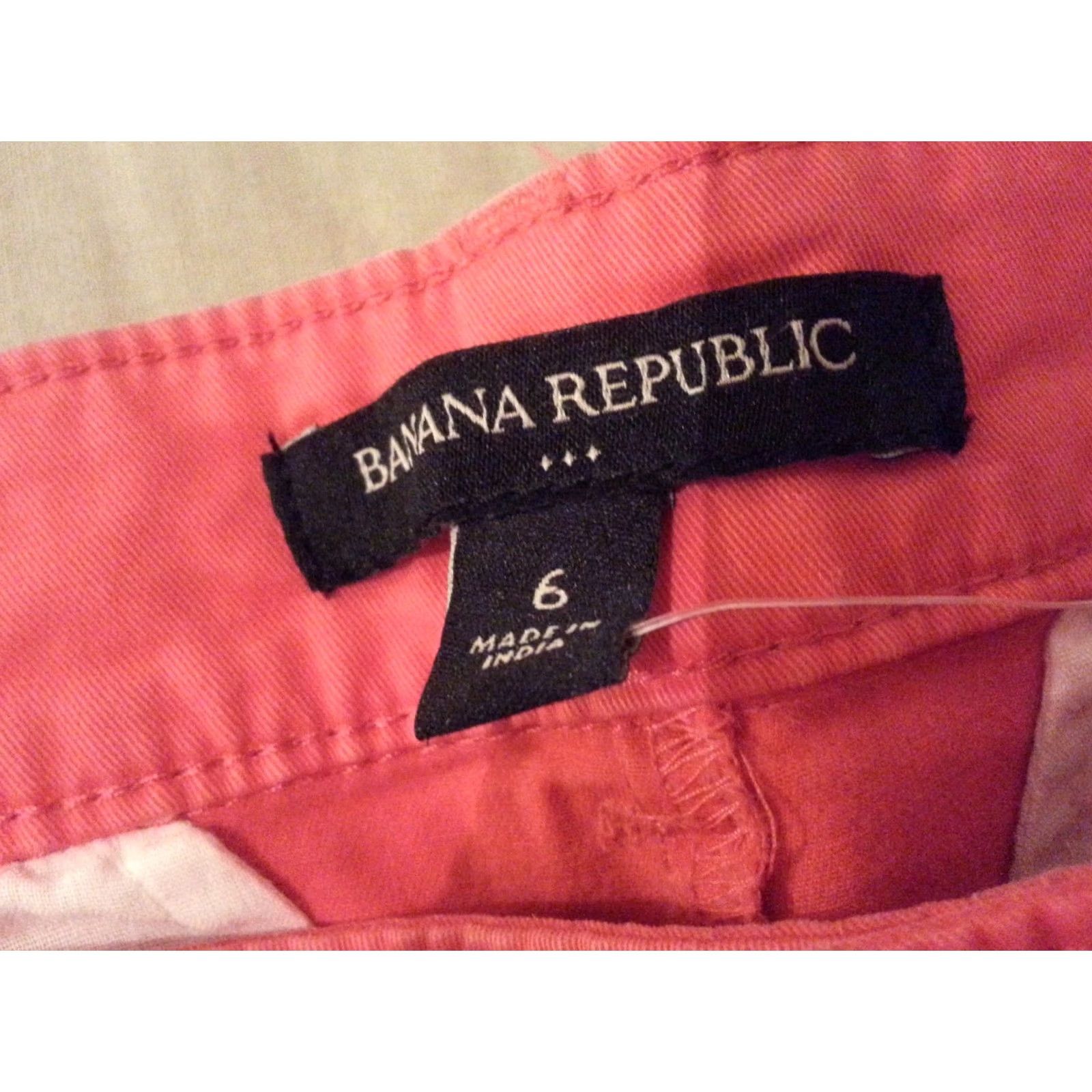 Banana Republic Banana Republic Pants Womens 6 Orange New Khaki Cotton Slack Trouser 32x26 Size 28" / US 6 / IT 42 - 5 Thumbnail
