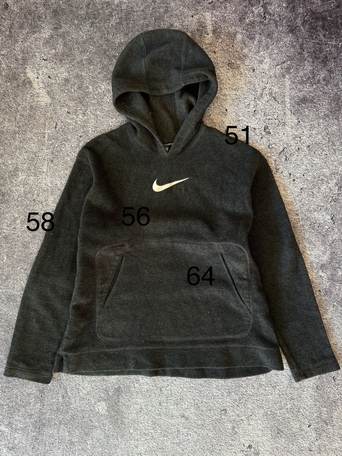 Nike nike center swoosh fleece hoodie vintage Size US M / EU 48-50 / 2 - 2 Thumbnail