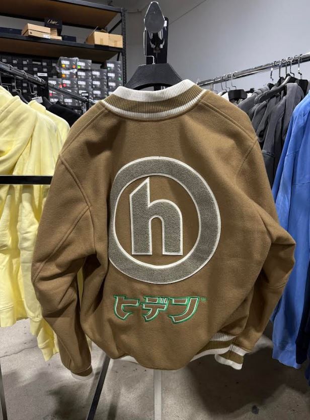 HIDDEN HIDDEN NY VARSITY JACKET KHAKI Size US L / EU 52-54 / 3 - 1 Thumbnail
