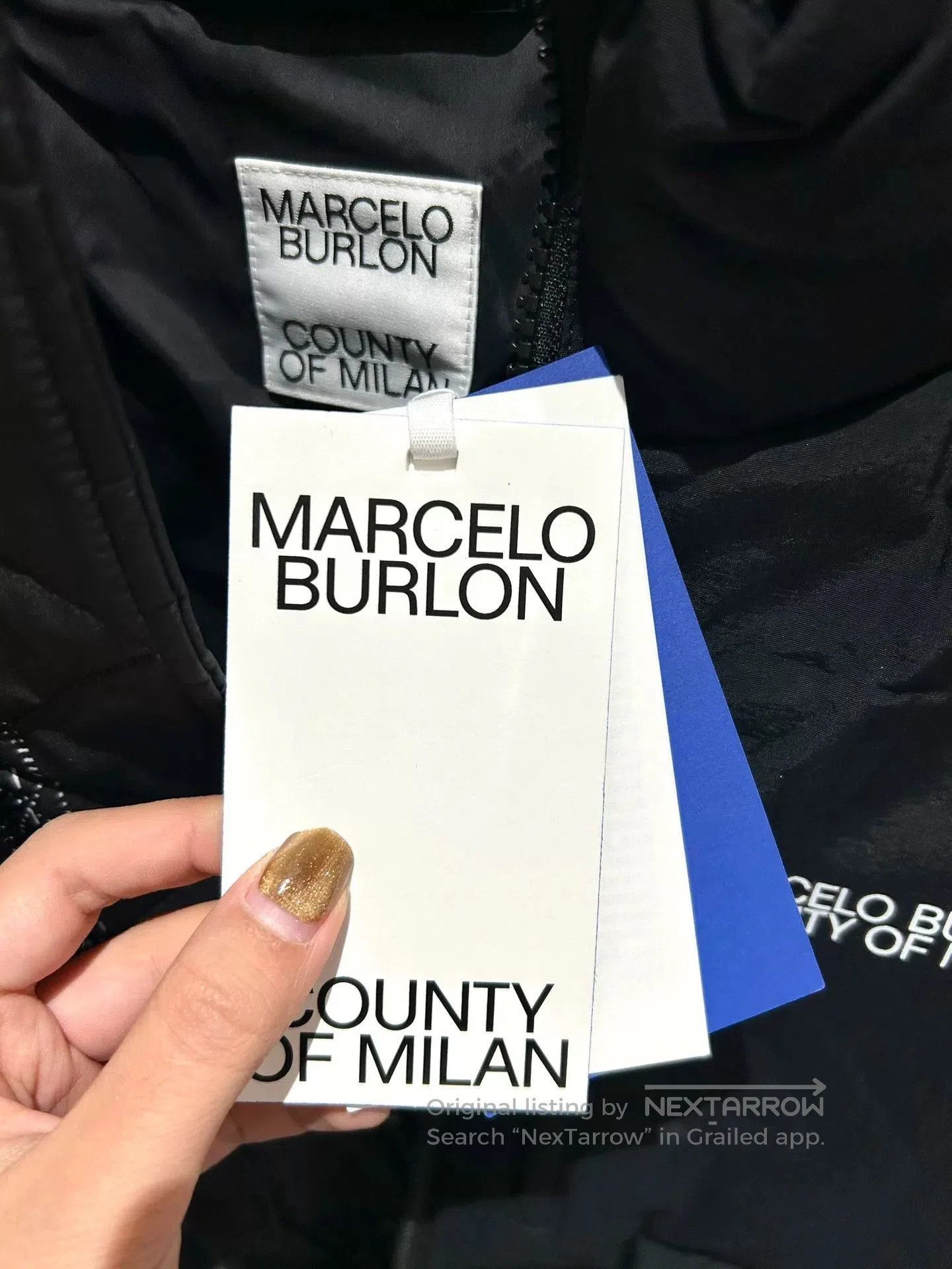 Marcelo Burlon Marcelo Burlon Men's Stand Collar Jacket. Size US L / EU 52-54 / 3 - 4 Thumbnail