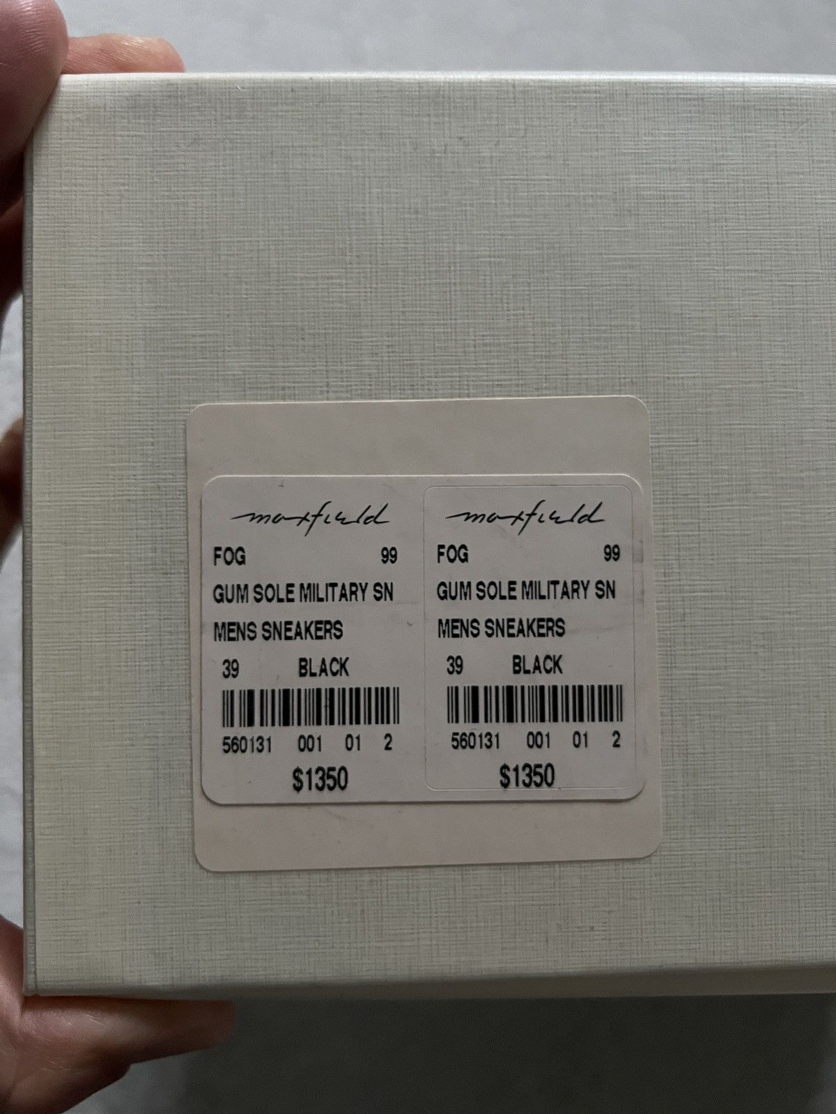 Fear of God Fear of God Military Sneaker Maxfield Exclusive Size US 7 / EU 40 - 7 Thumbnail