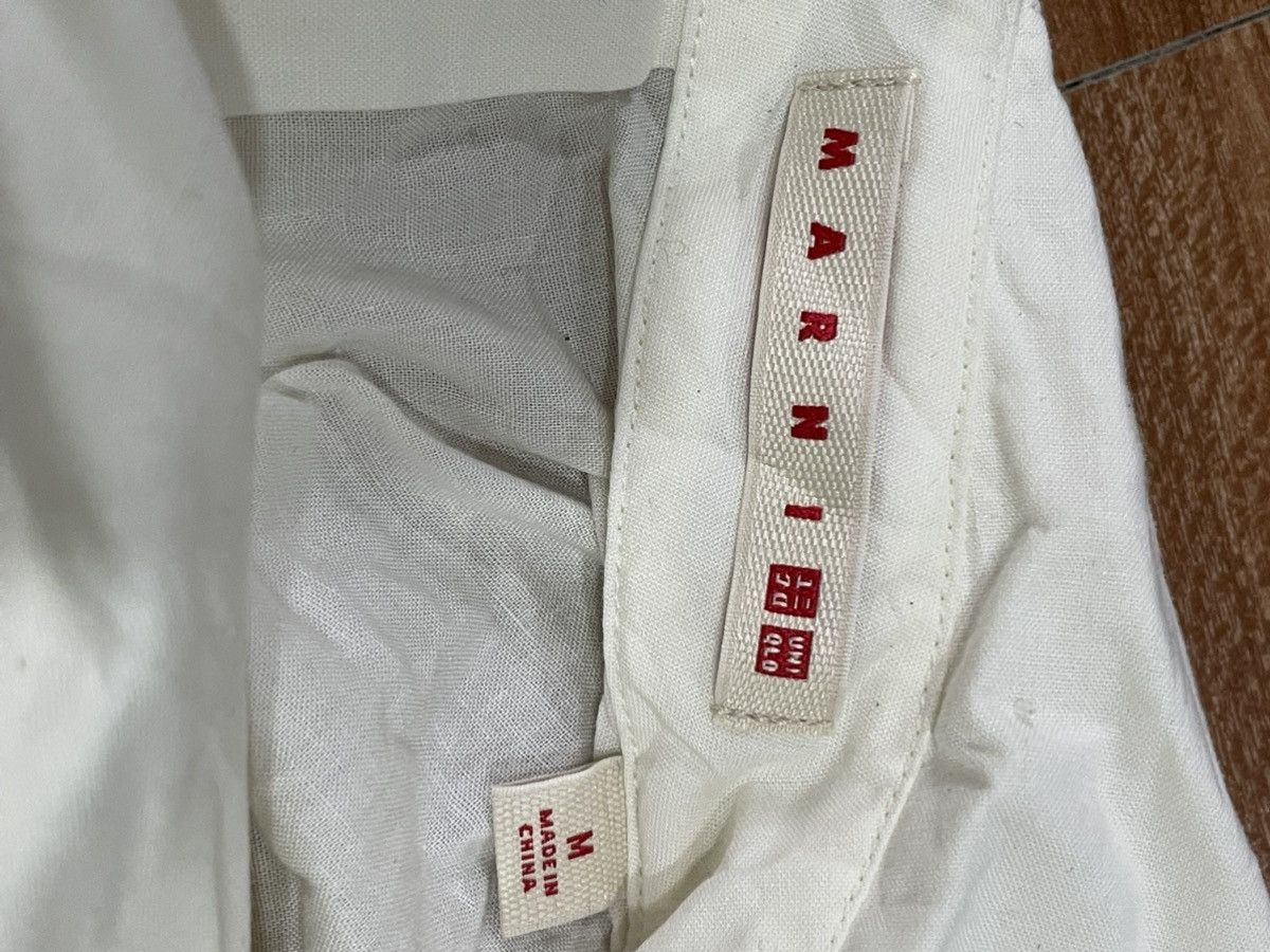 Marni × Uniqlo Marni White Blouse Size M / US 6-8 / IT 42-44 - 4 Thumbnail