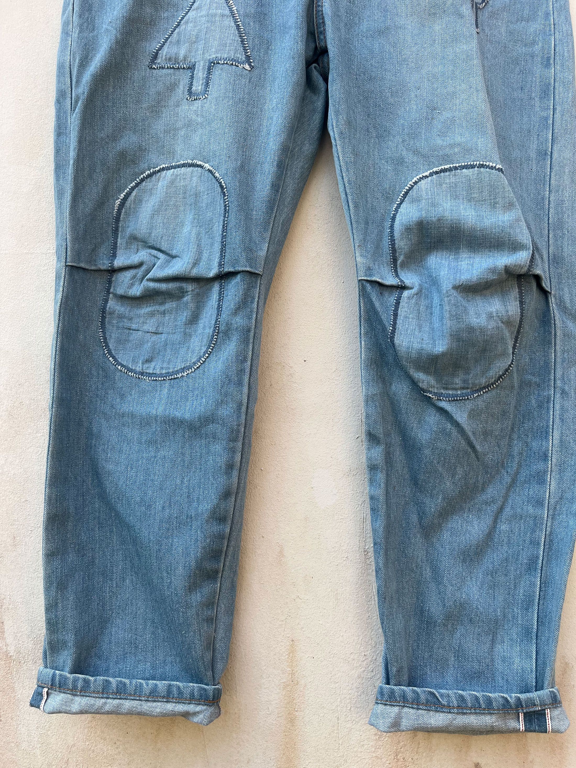 Issey Miyake Ne Net Issey Miyake Patchwork Art Selvedge High Rise Size US 30 / EU 46 - 4 Thumbnail