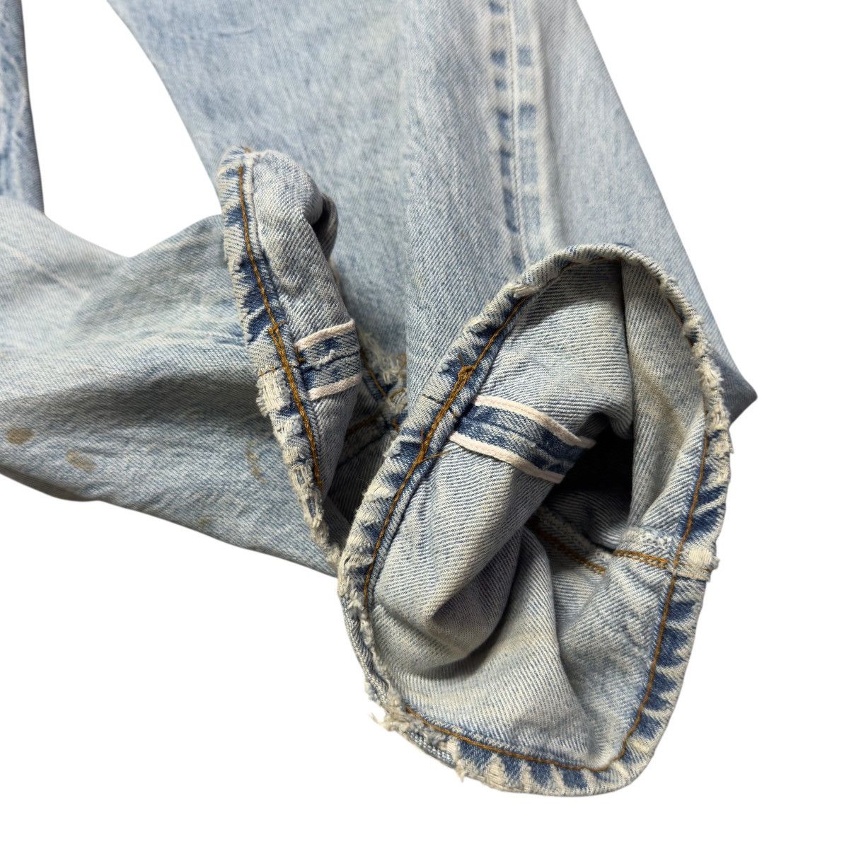 Levi's Vintage 80s Levis 501 Redline Denim Selvedge Jeans Size US 33 - 18 Thumbnail